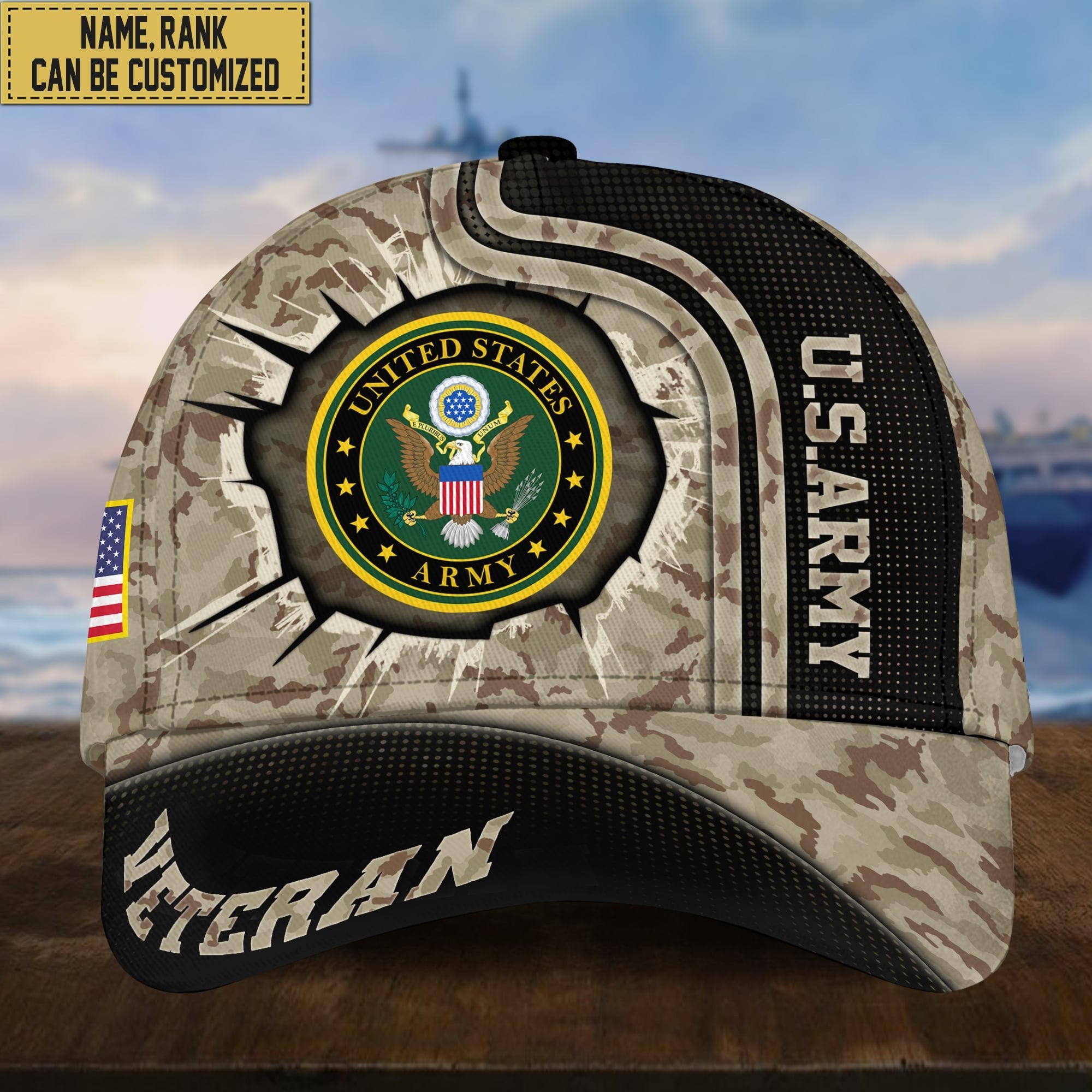 Premium Personalized US Veterans Cap APVC220501