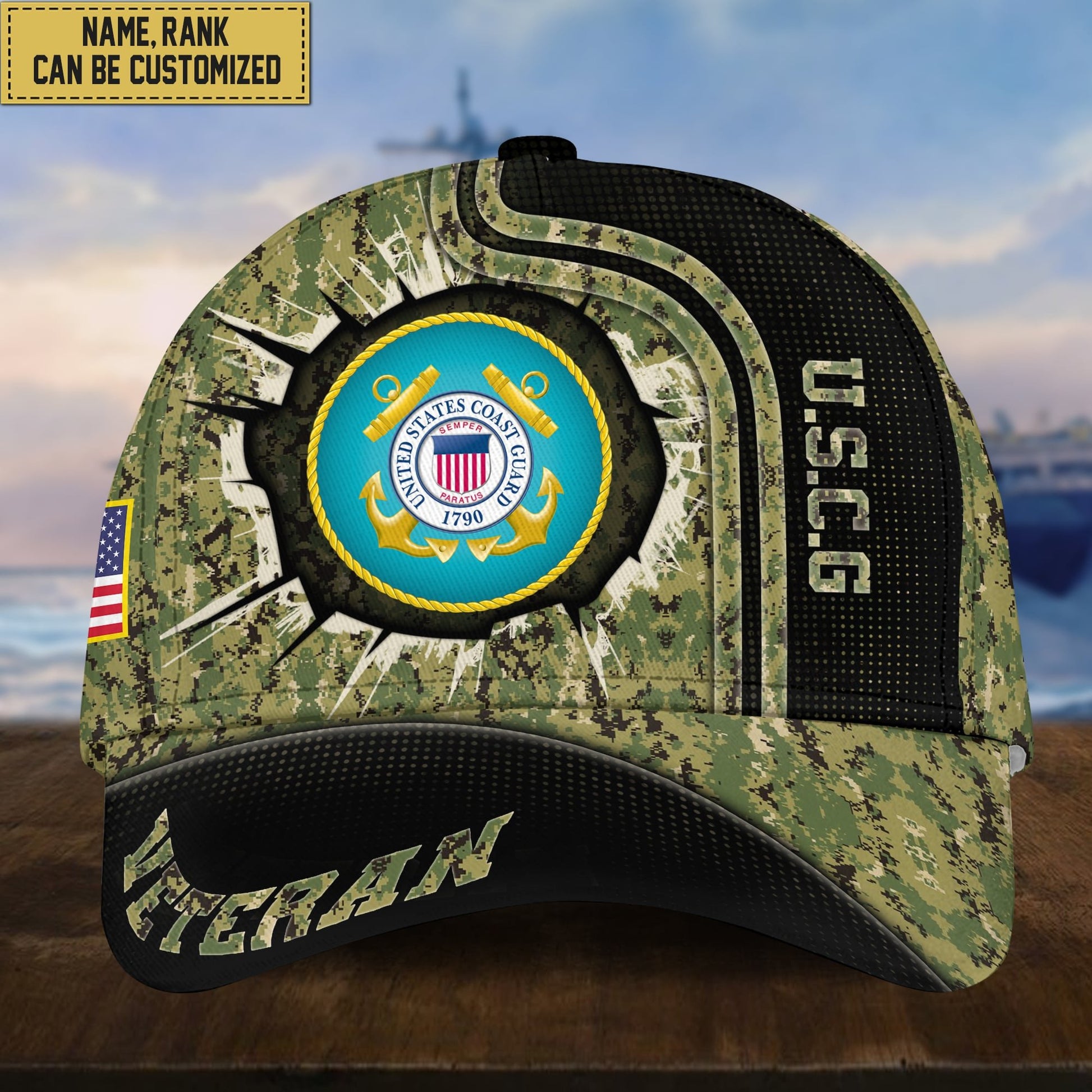 Premium Personalized US Veterans Cap APVC220501