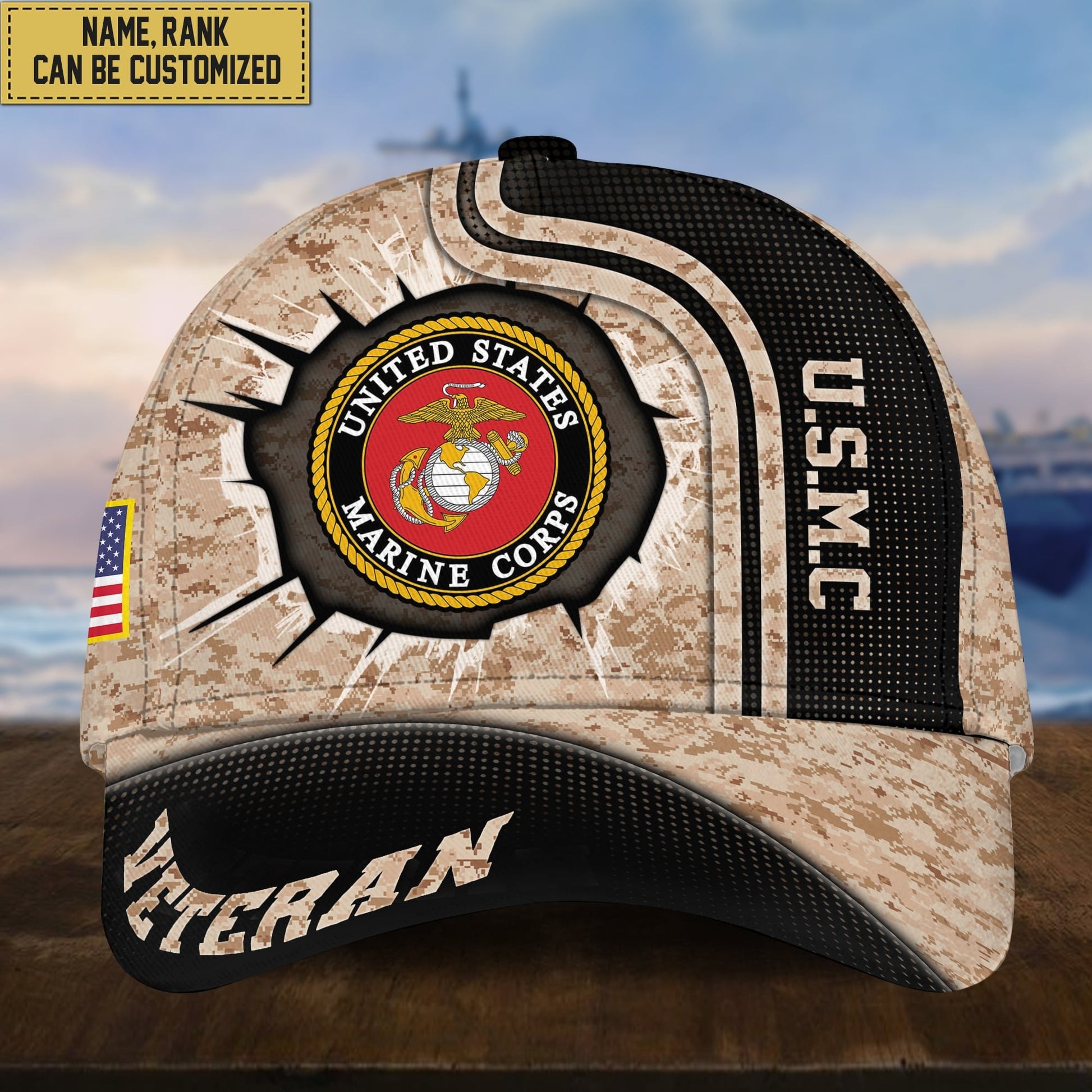 Premium Personalized US Veterans Cap APVC220501