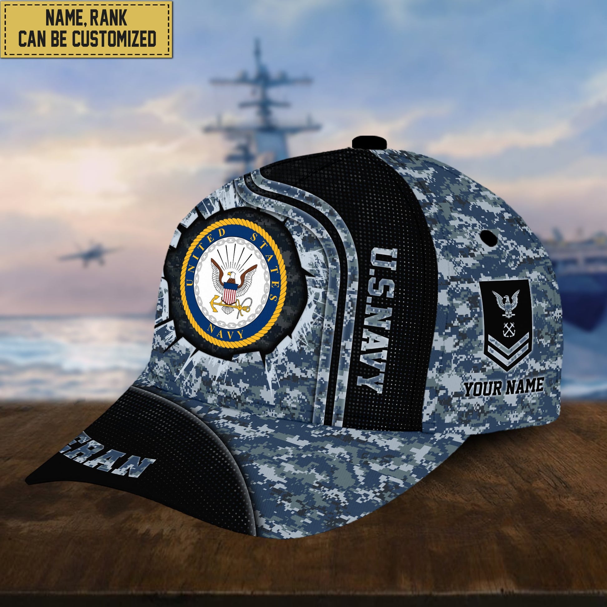 Premium Personalized US Veterans Cap APVC220501