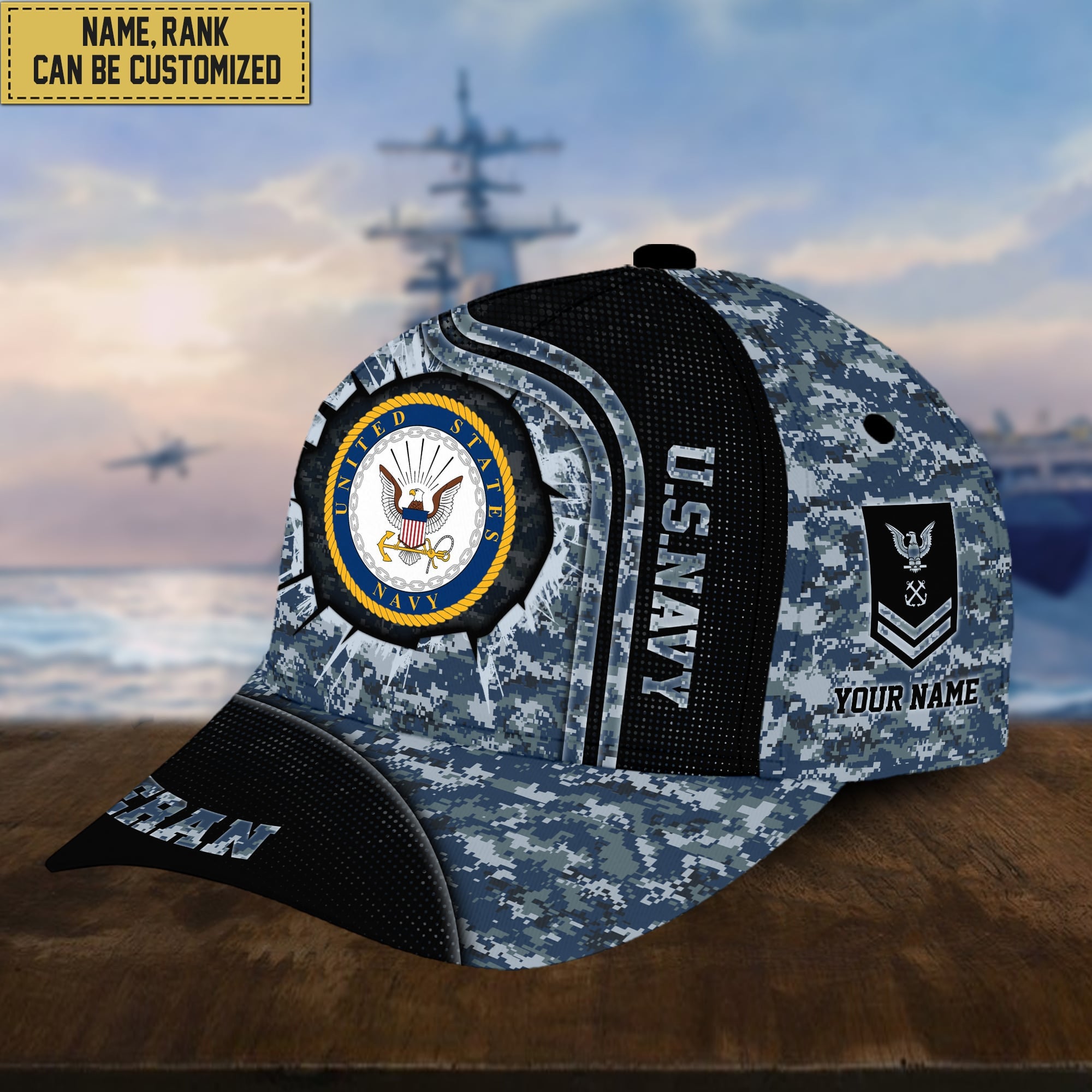 Premium Personalized US Veterans Cap APVC220501