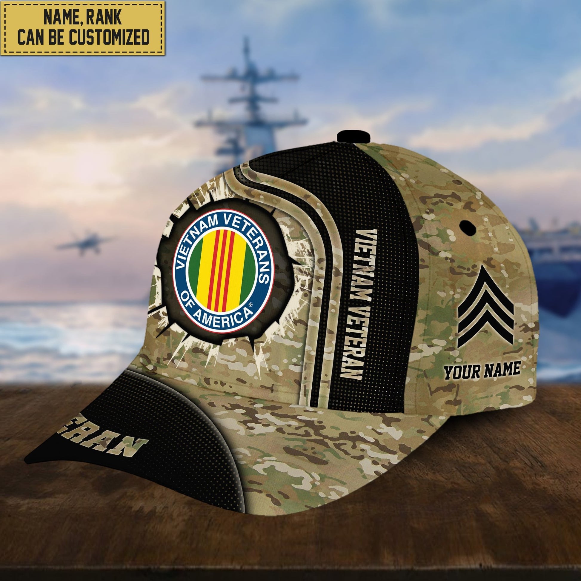 Premium Personalized US Veterans Cap APVC220501