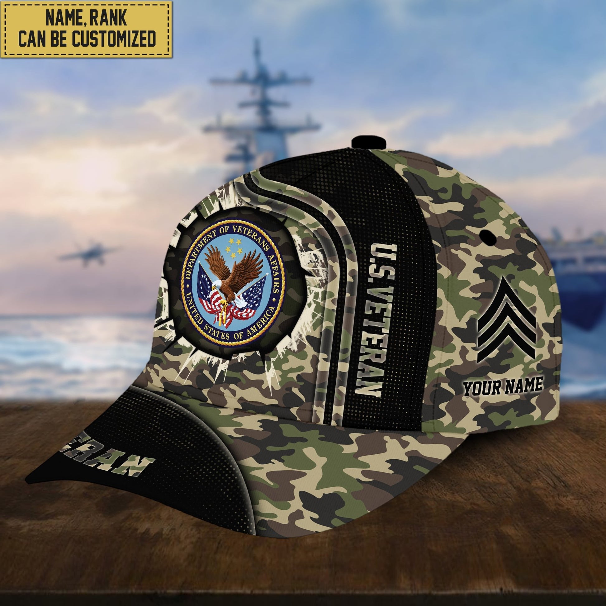 Premium Personalized US Veterans Cap APVC220501