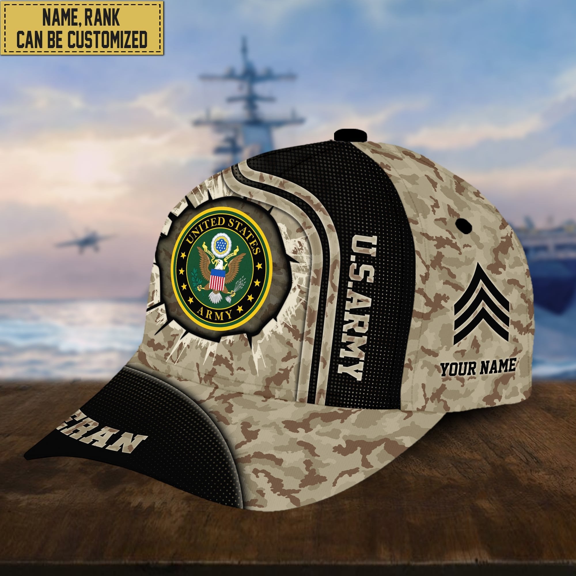 Premium Personalized US Veterans Cap APVC220501