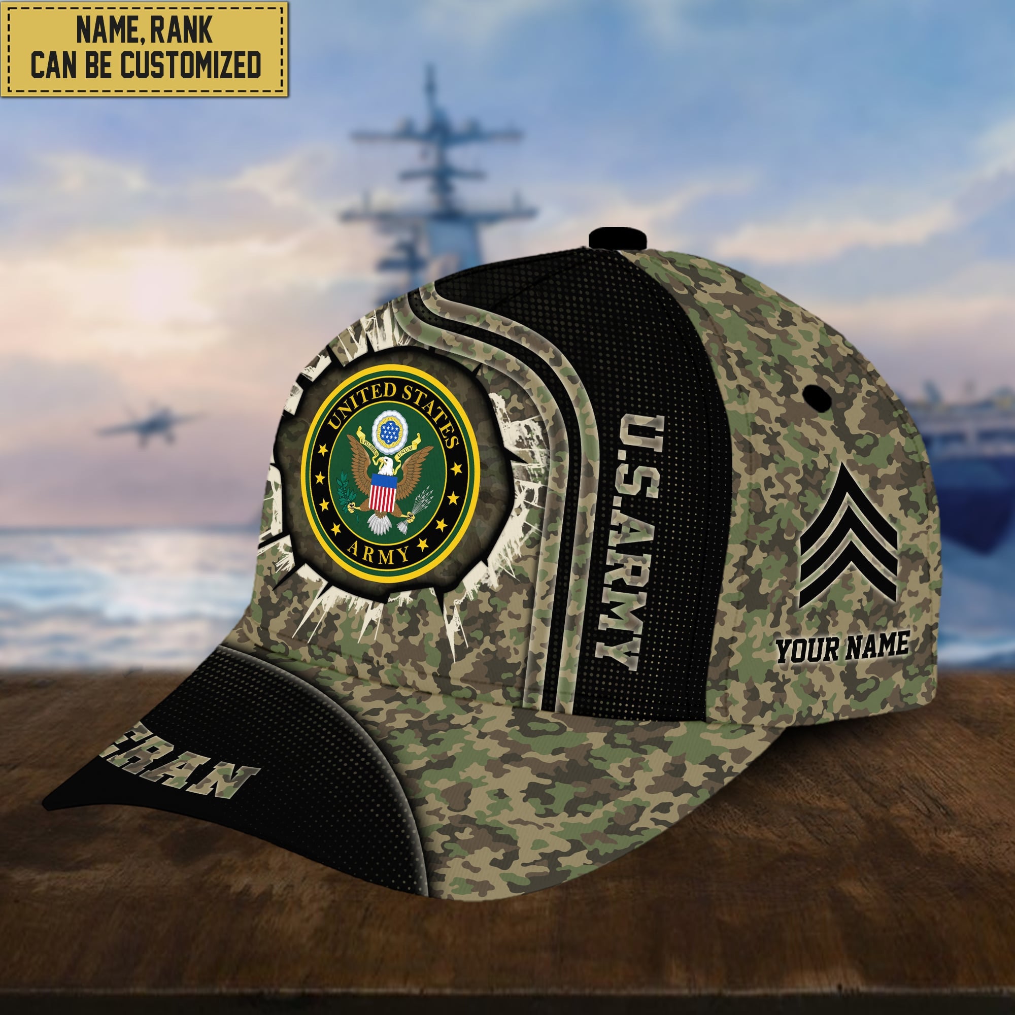 Premium Personalized US Veterans Cap APVC220501