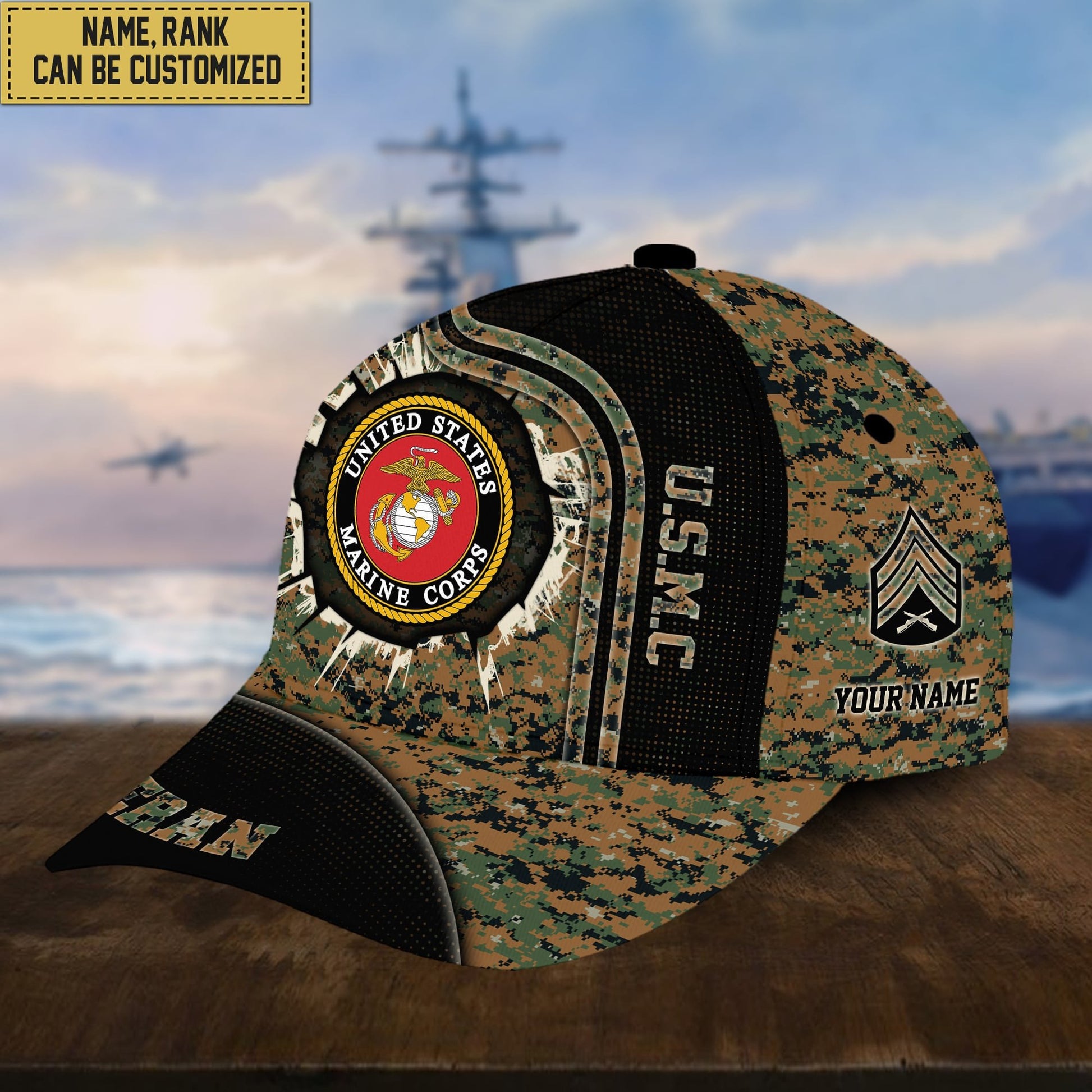 Premium Personalized US Veterans Cap APVC220501