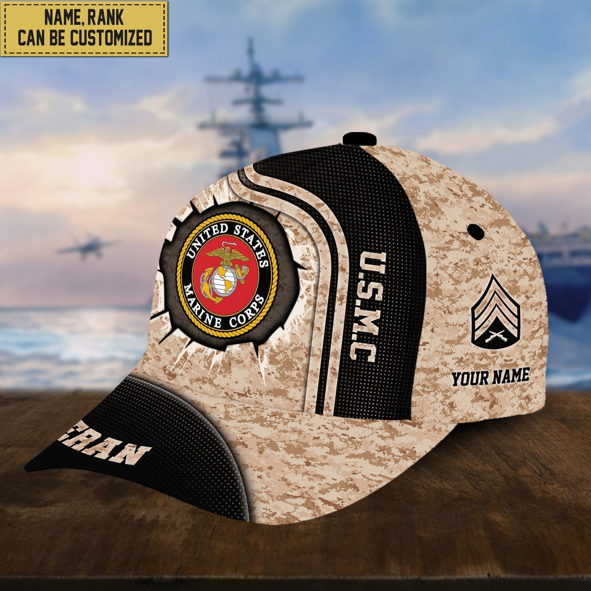 Premium Personalized US Veterans Cap APVC220501
