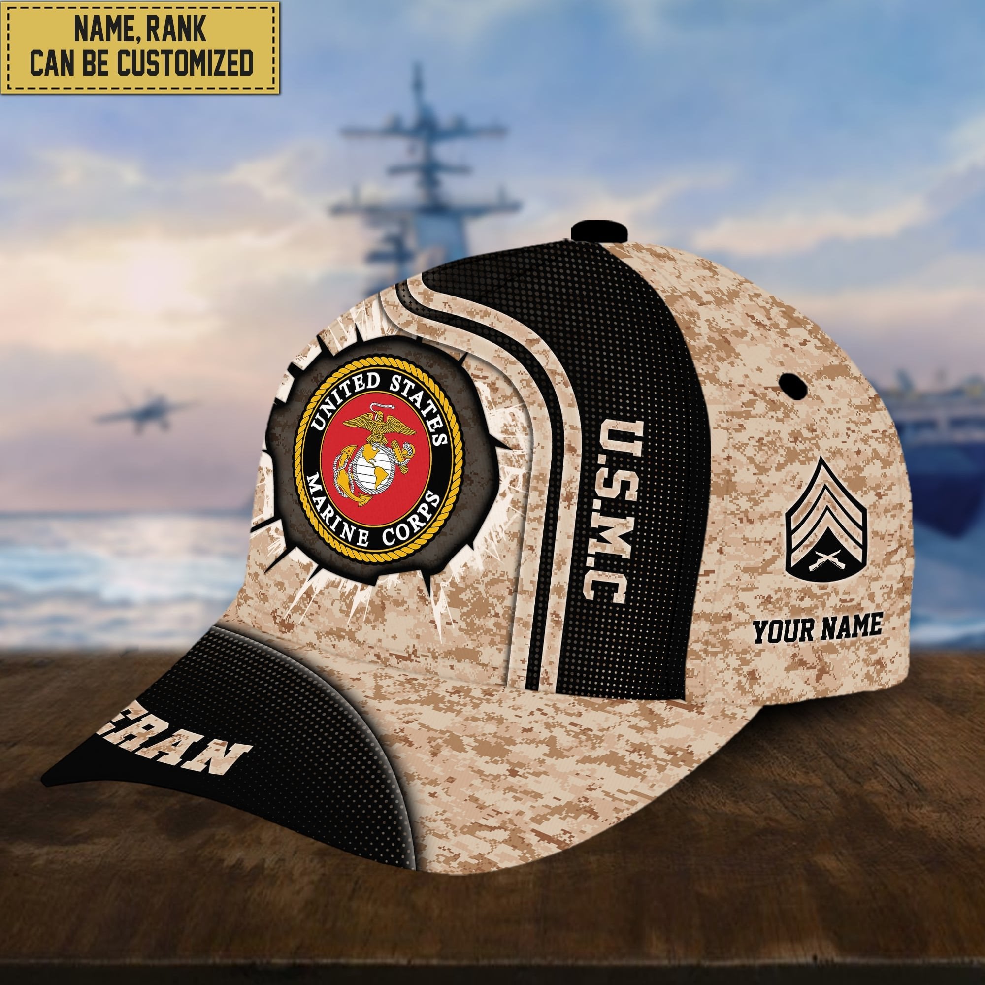 Premium Personalized US Veterans Cap APVC220501