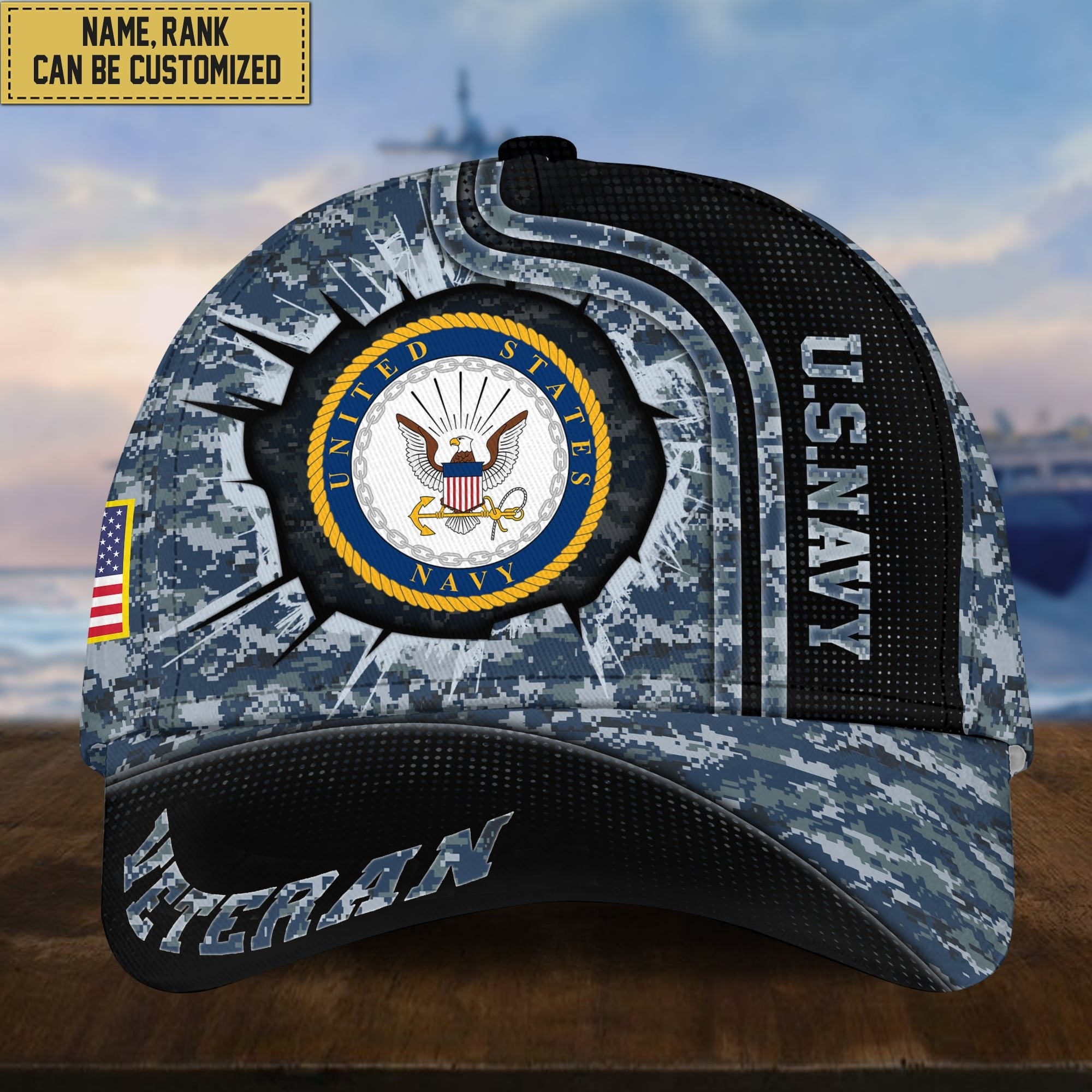 Premium Personalized US Veterans Cap APVC220501