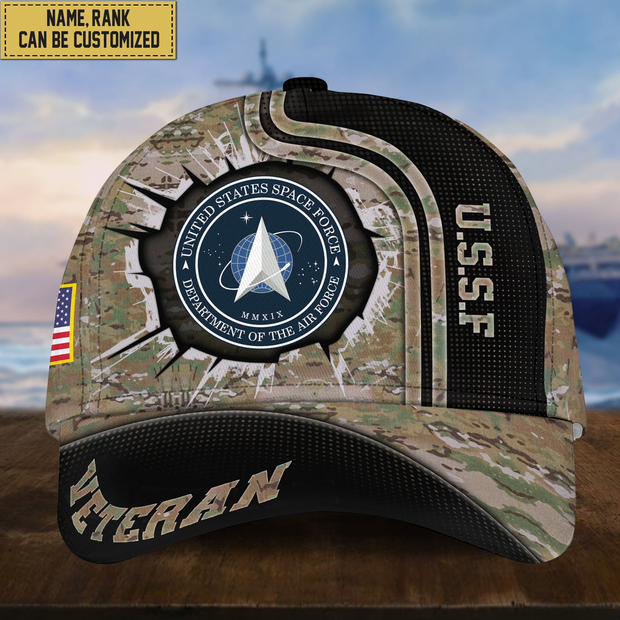 Premium Personalized US Veterans Cap APVC220501