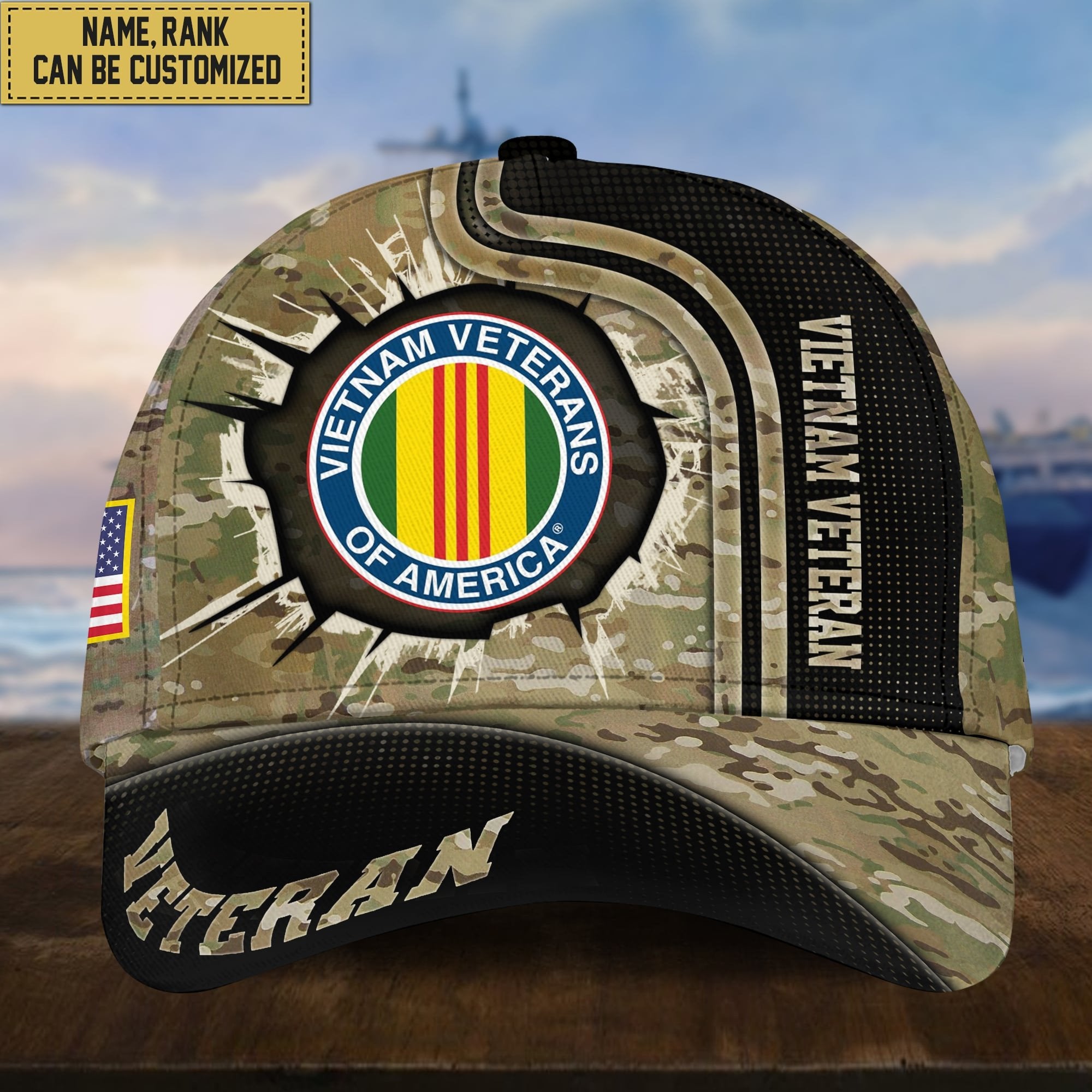 Premium Personalized US Veterans Cap APVC220501