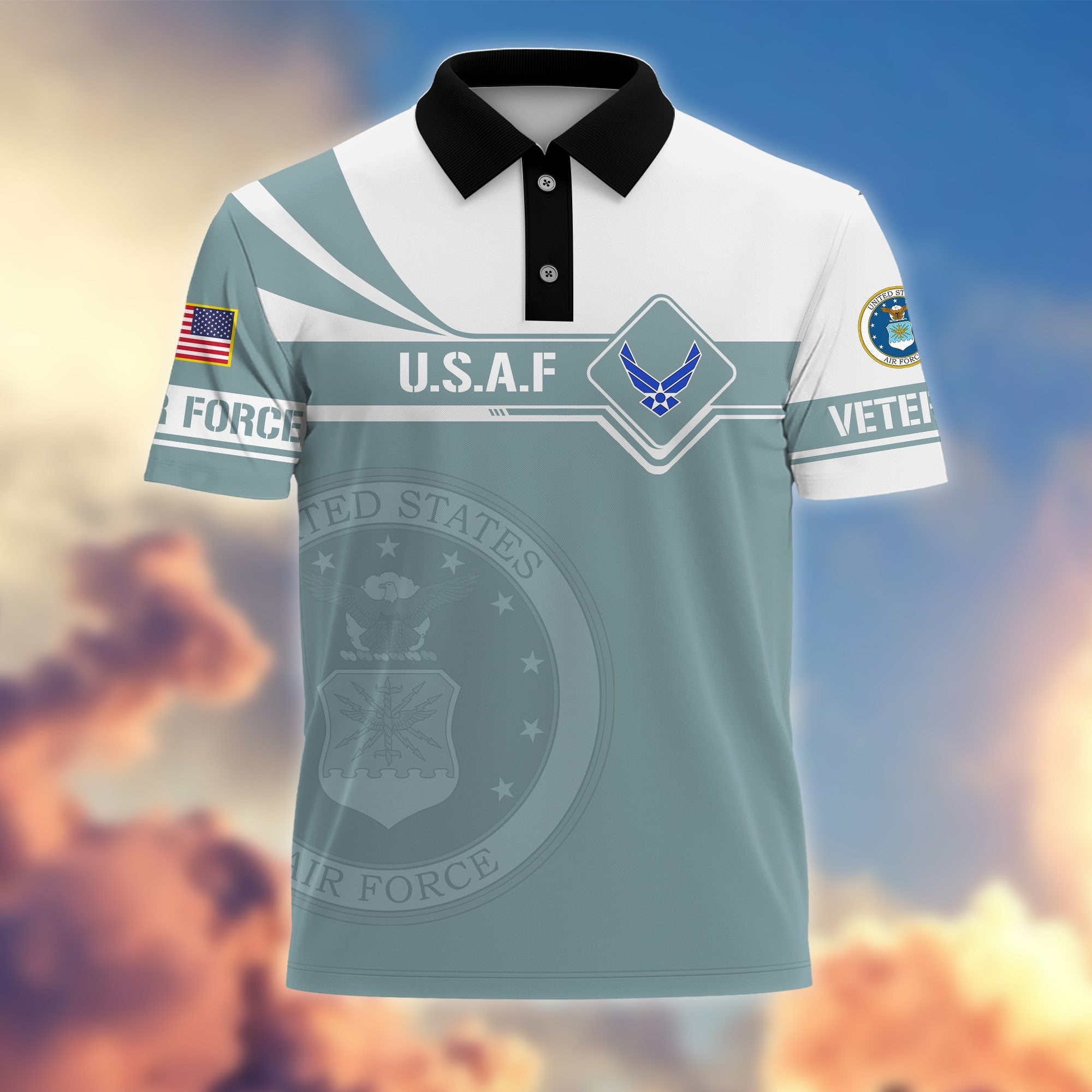 Premium Honoring All Who Served US Veterans Polo Shirt APVC220502