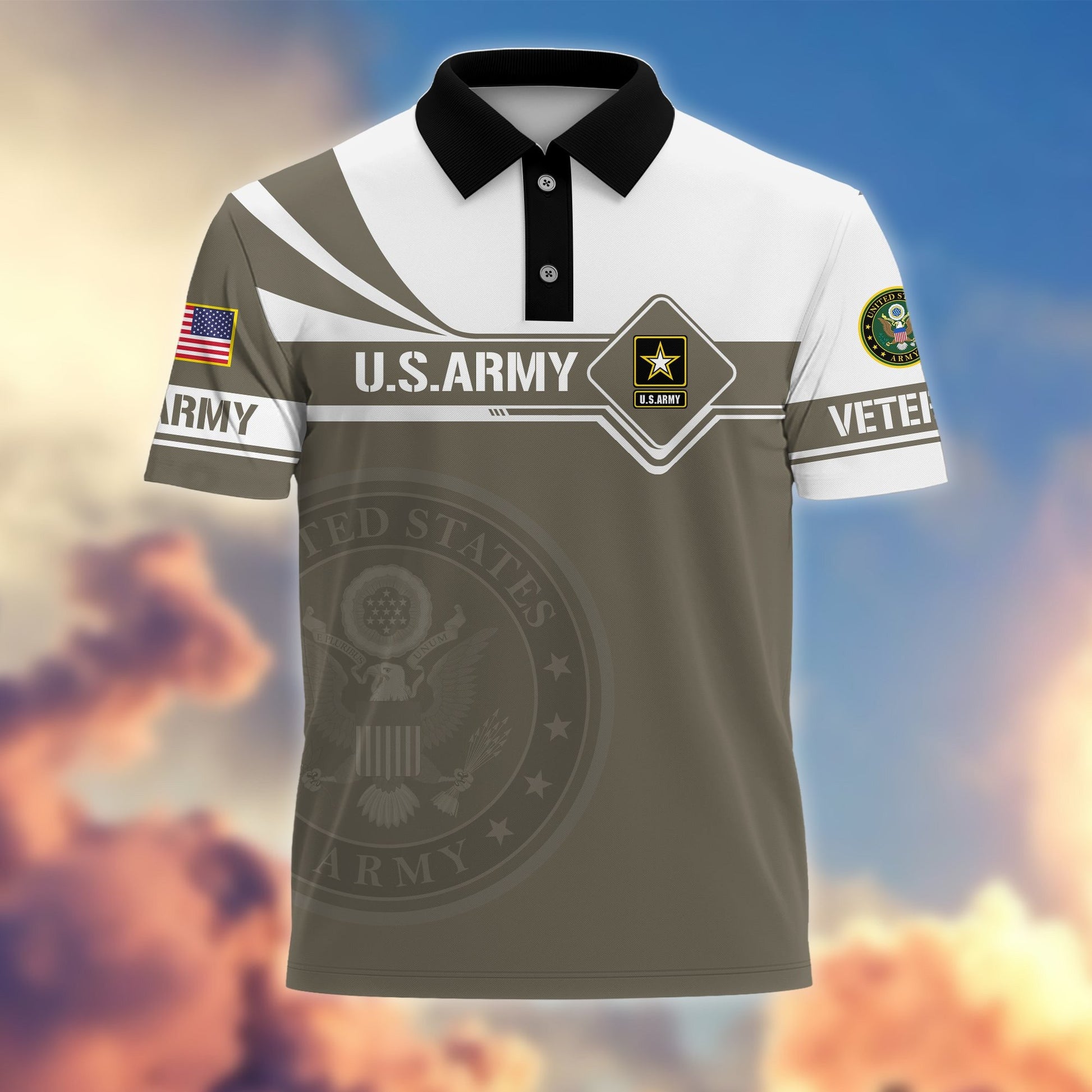 Premium Honoring All Who Served US Veterans Polo Shirt APVC220502