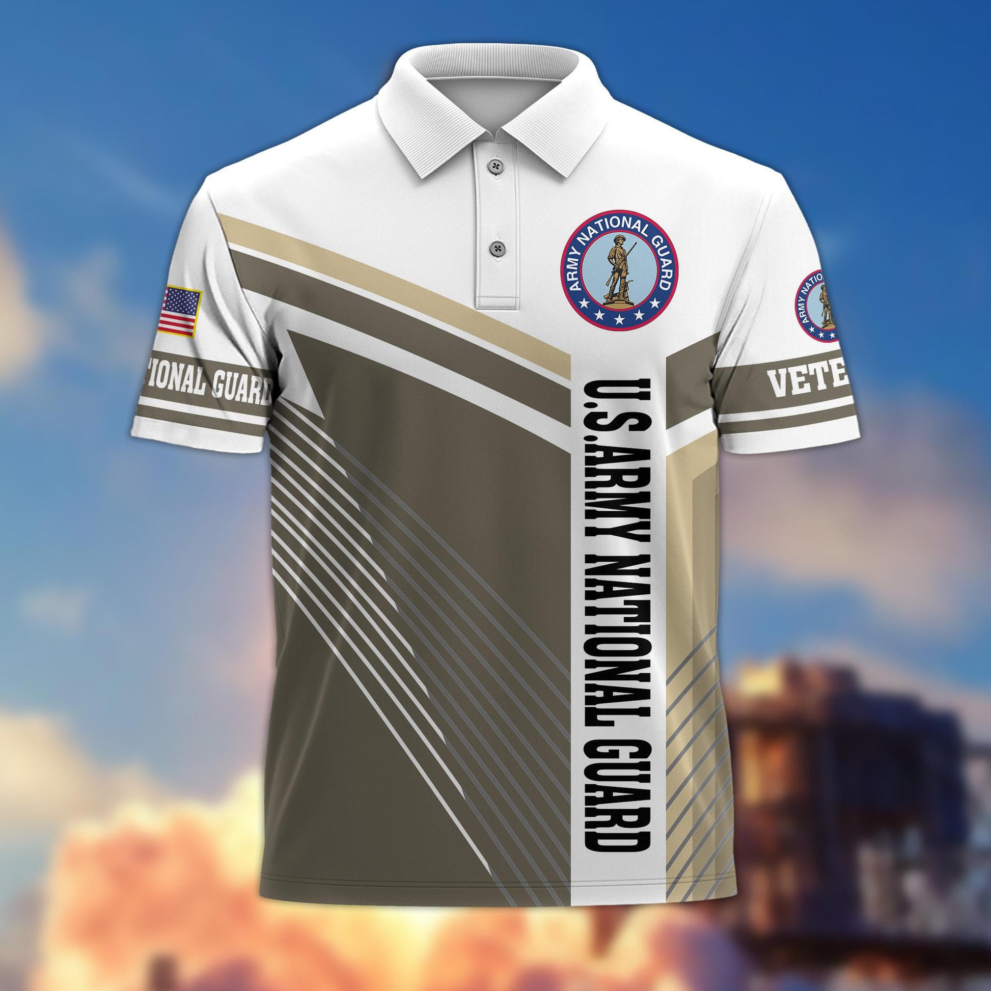 Premium US Veterans Polo Shirt, Gift For Army Veteran, Navy Veteran, Marine Veteran, Air Force Veteran, Coast Guard Veteran, Vietnam Veteran, Gift For Veterans Day, Father's Day, Independence Day APVC100601