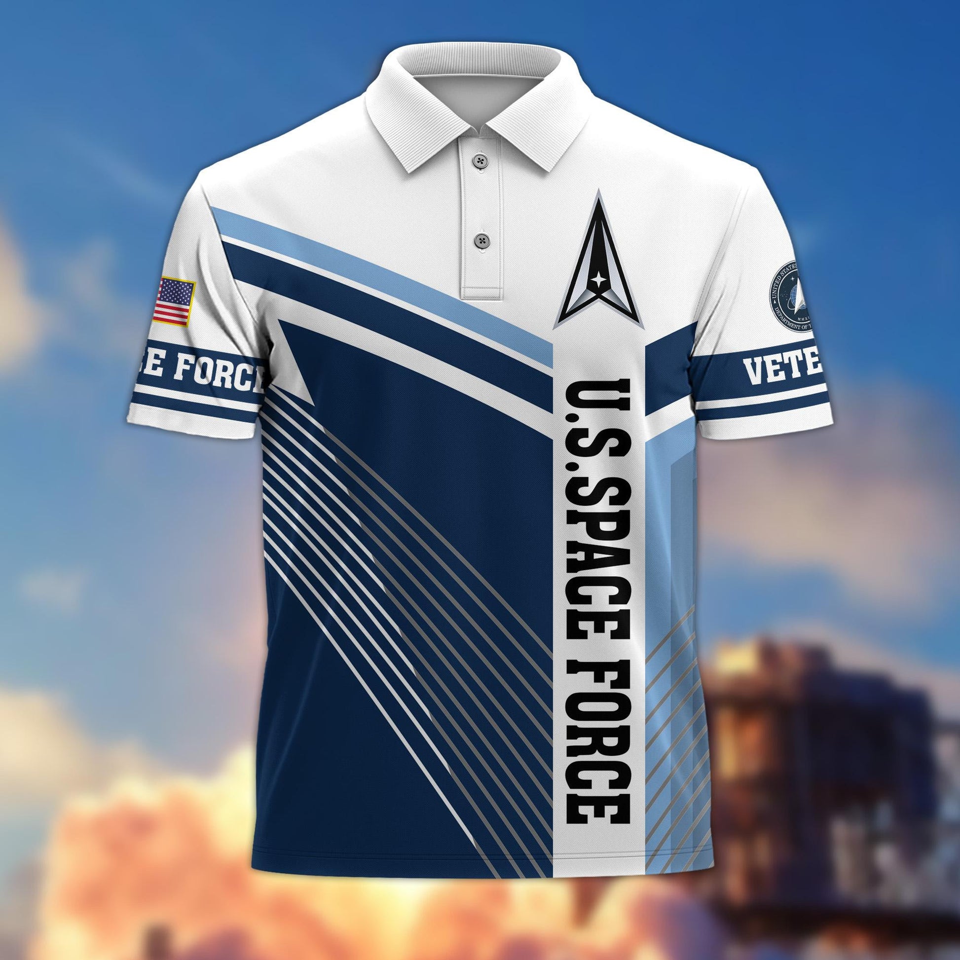 Premium US Veterans Polo Shirt, Gift For Army Veteran, Navy Veteran, Marine Veteran, Air Force Veteran, Coast Guard Veteran, Vietnam Veteran, Gift For Veterans Day, Father's Day, Independence Day APVC100601