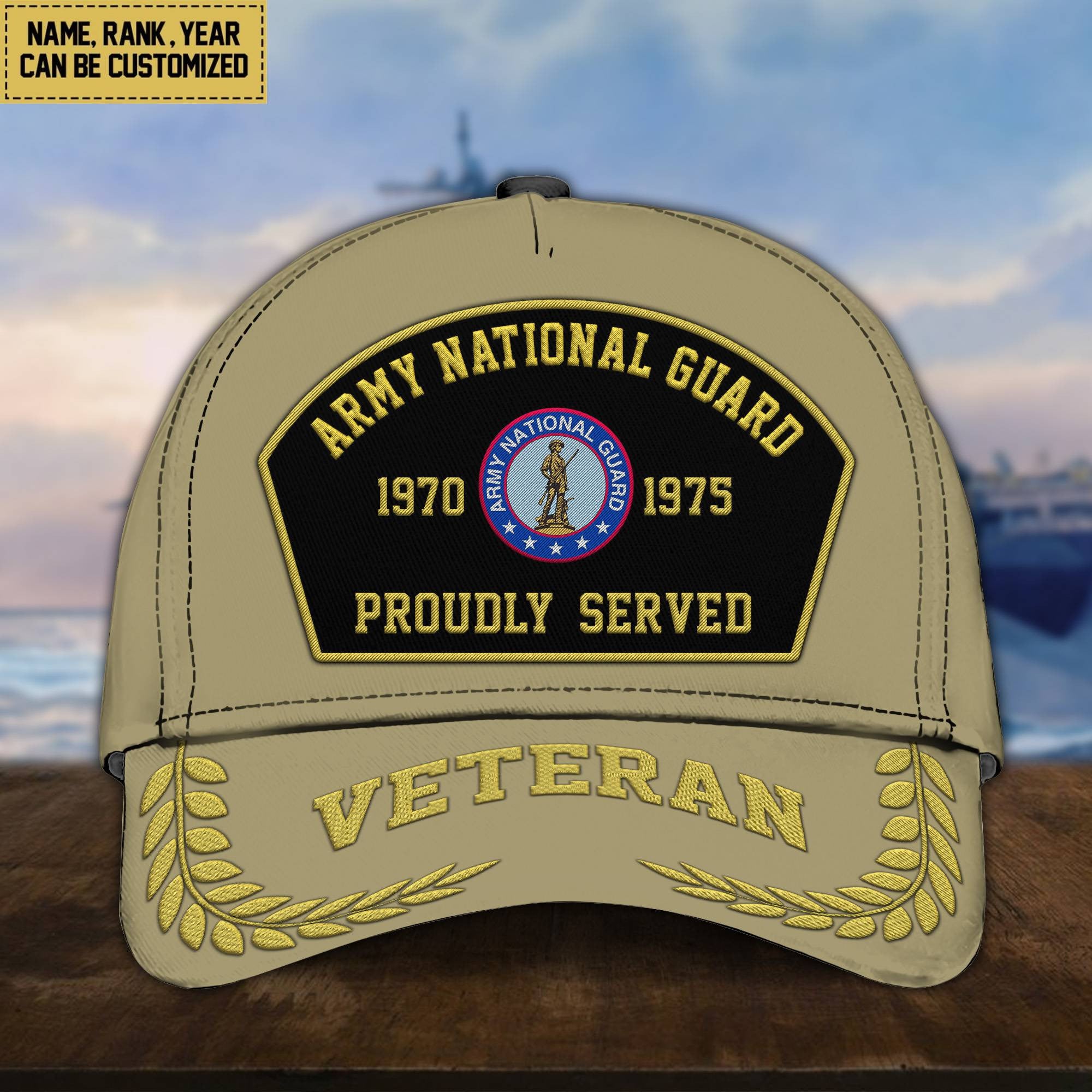 Premium Custom US Veterans Embroidered Cap, Gift For Veterans Day, Father's Day, Independence Day APVC110603
