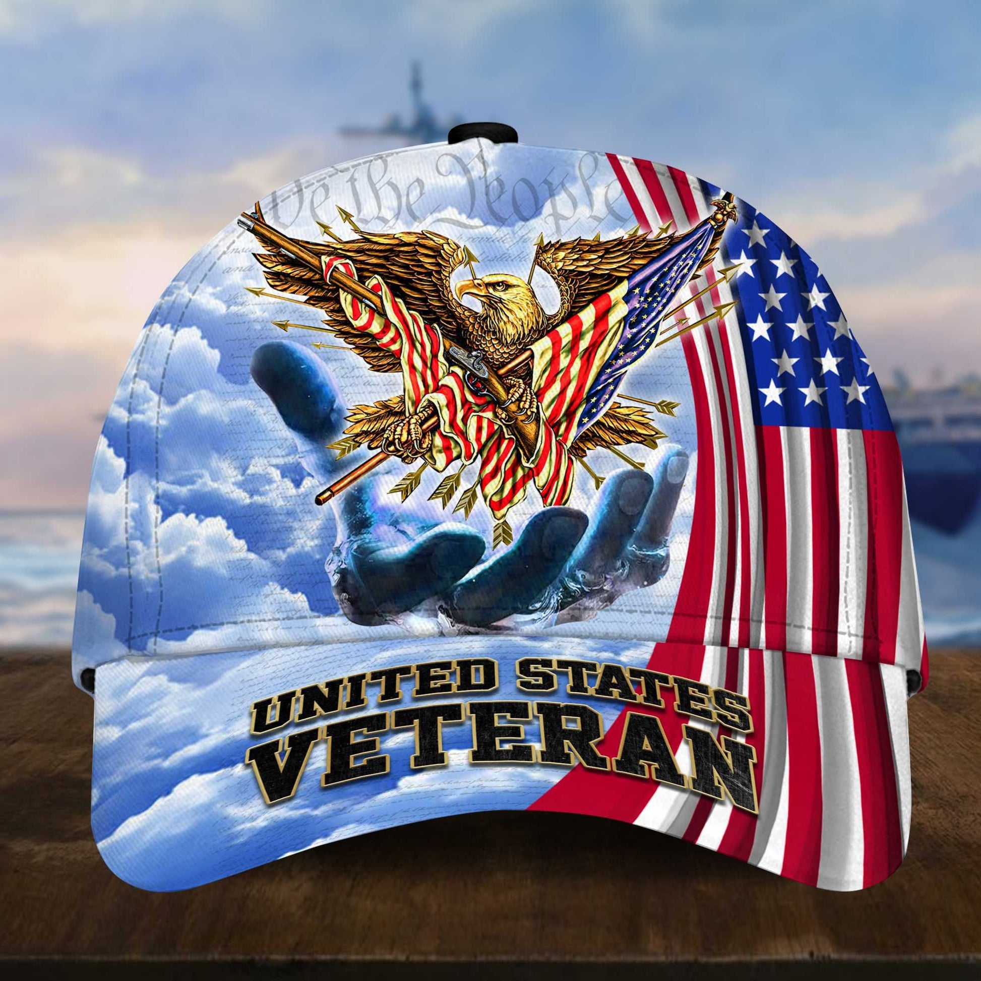 Premium American Pride US Veterans Cap APVC060601