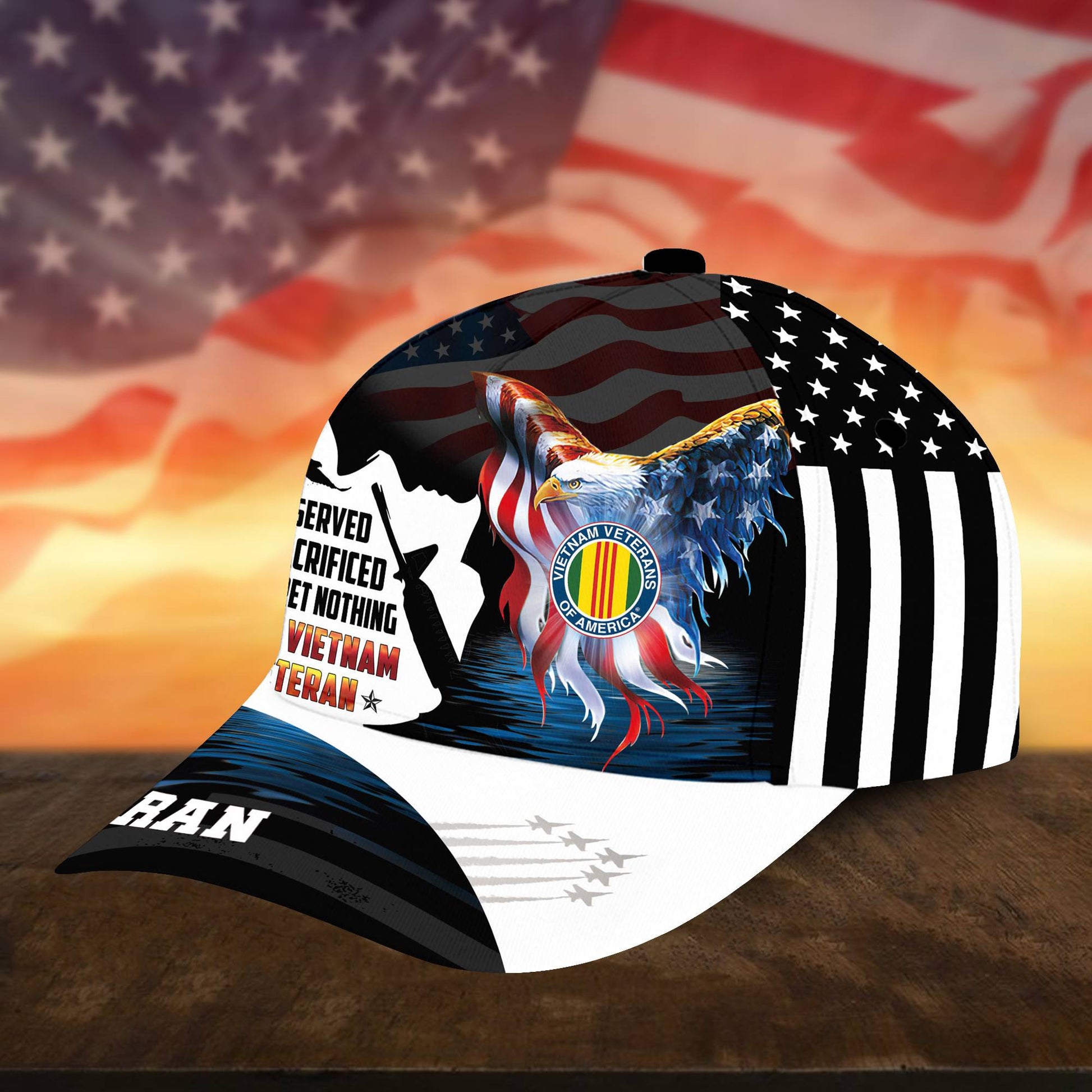 Vietnam Veteran Cap, Gifts for Vietnam Veteran, Hat Gifts for Dad, for Husband VPVC002806
