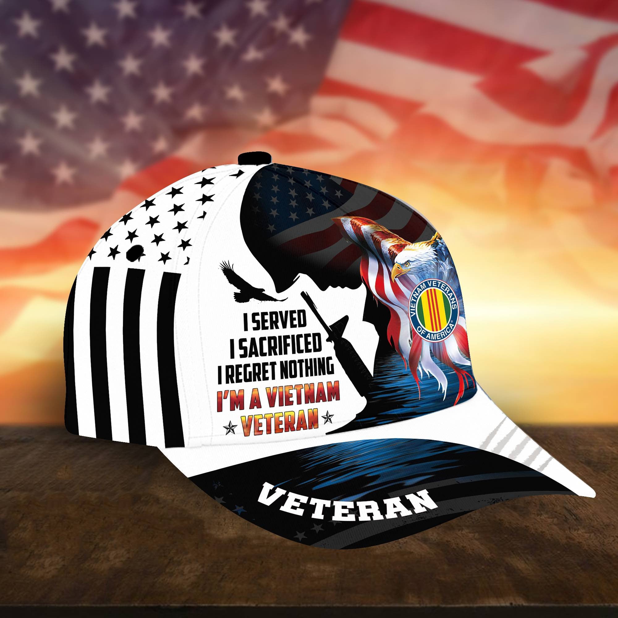 Vietnam Veteran Cap, Gifts for Vietnam Veteran, Hat Gifts for Dad, for Husband VPVC002806