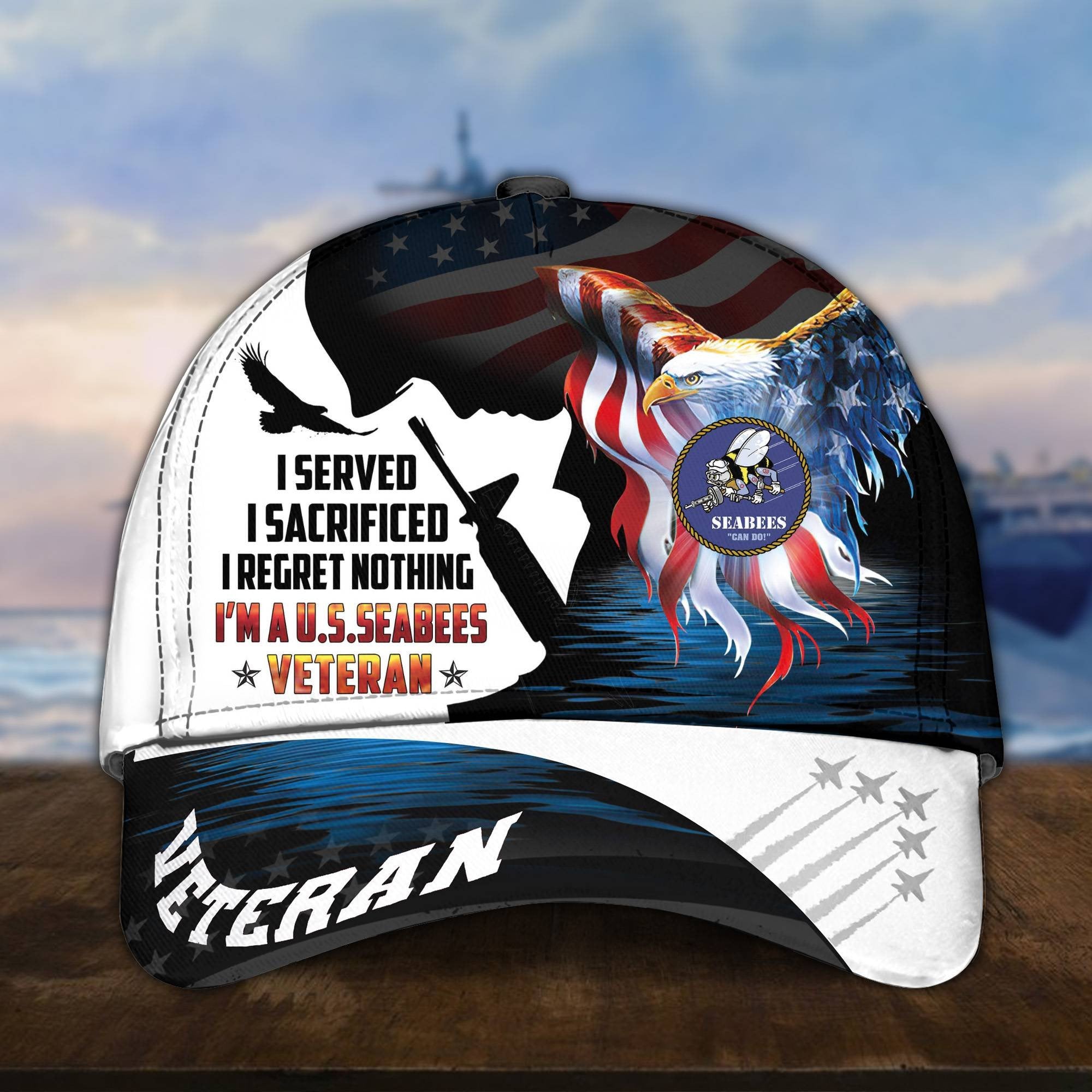 Premium I Served I Sacrificed I Regret Nothing I Am A US Veteran Cap APVC280302