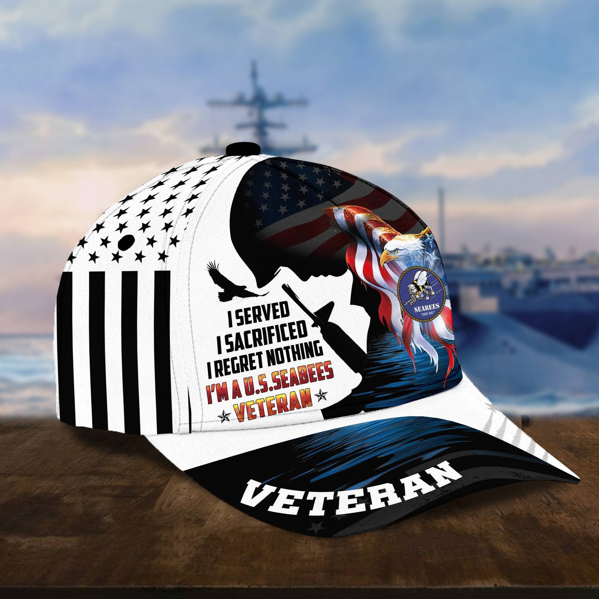 Premium I Served I Sacrificed I Regret Nothing I Am A US Veteran Cap APVC280302