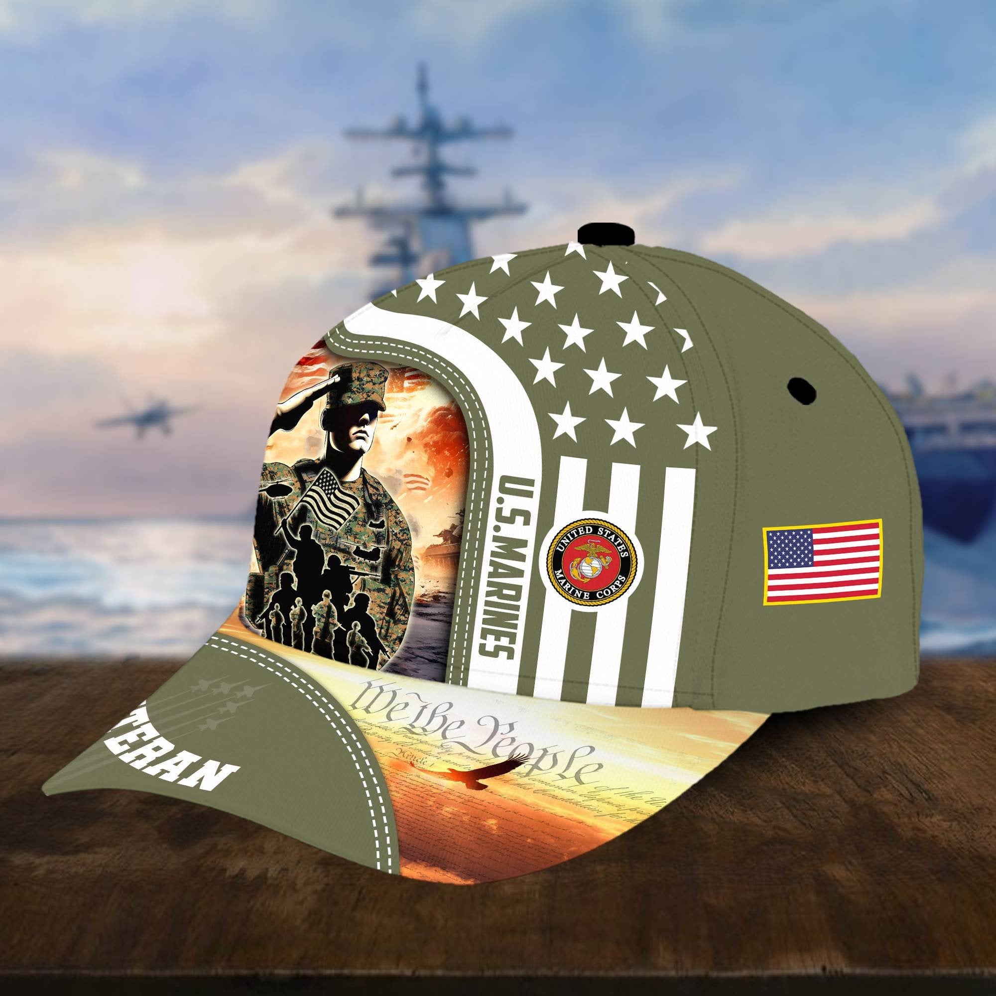 Premium Honoring All Who Served US Veterans Cap, Hat Gifts For Independence Day, Veterans Day APVC210601