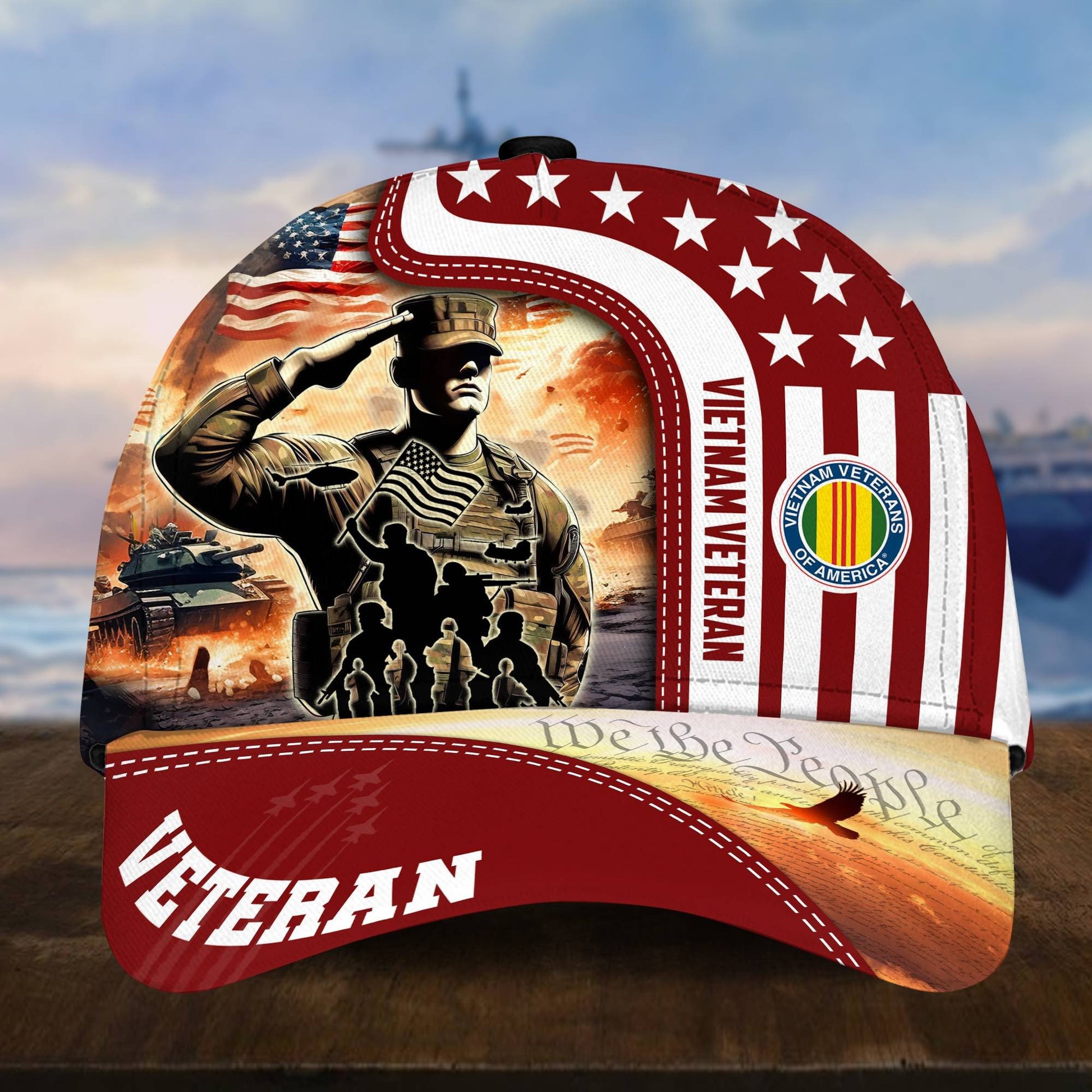 Premium Honoring All Who Served US Veterans Cap, Hat Gifts For Independence Day, Veterans Day APVC210601