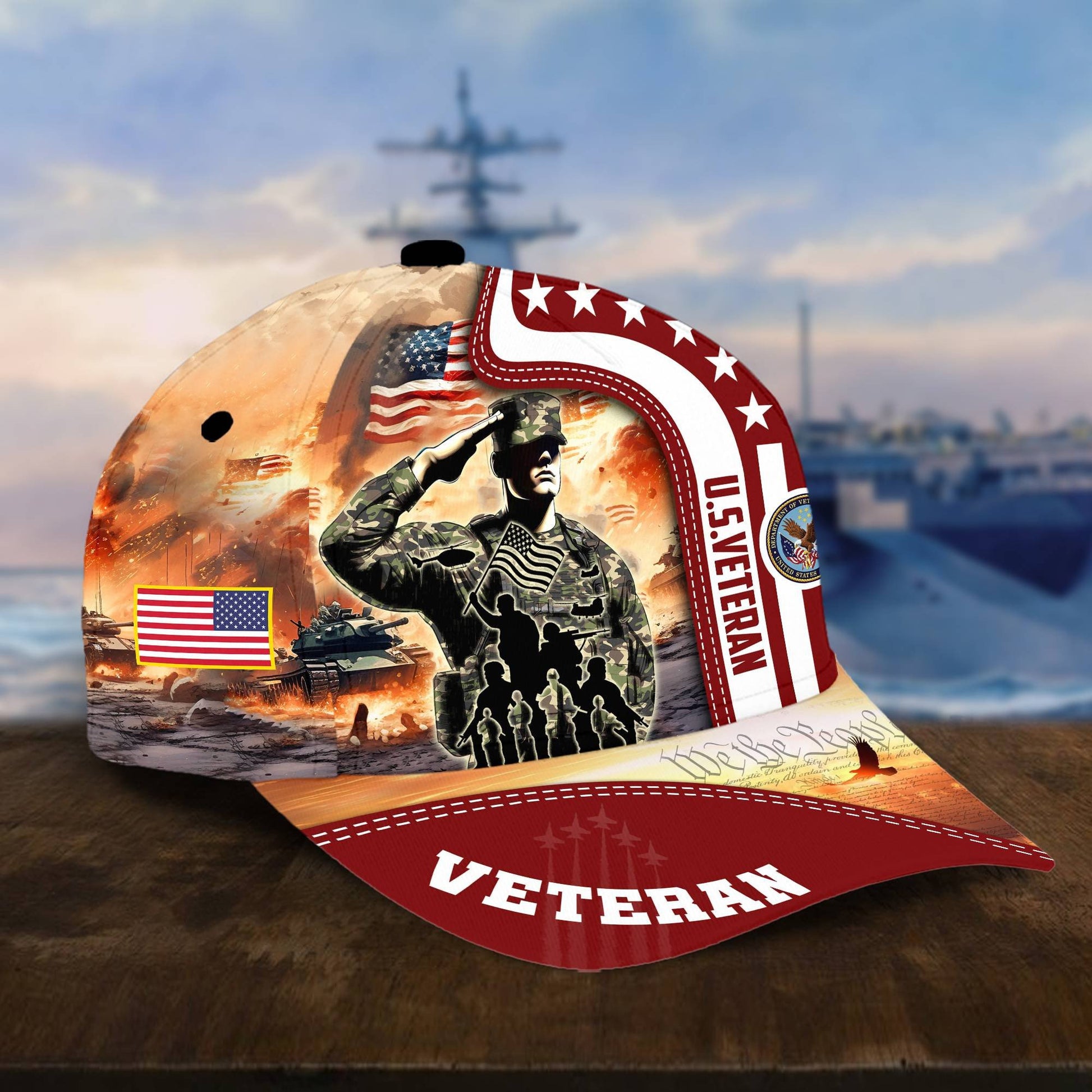 Premium Honoring All Who Served US Veterans Cap, Hat Gifts For Independence Day, Veterans Day APVC210601