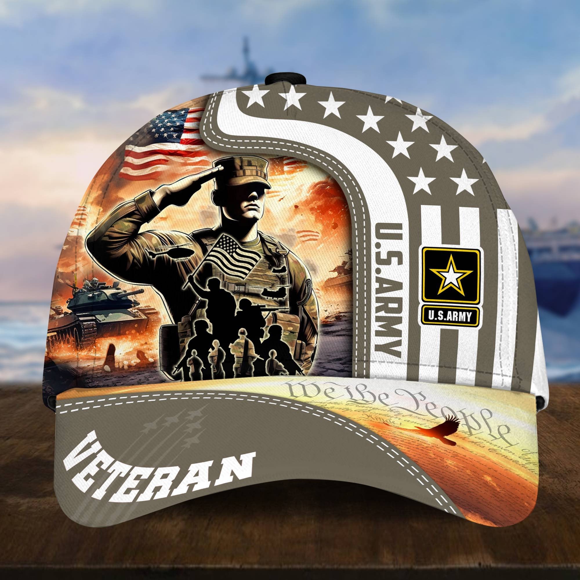 Premium Honoring All Who Served US Veterans Cap, Hat Gifts For Independence Day, Veterans Day APVC210601