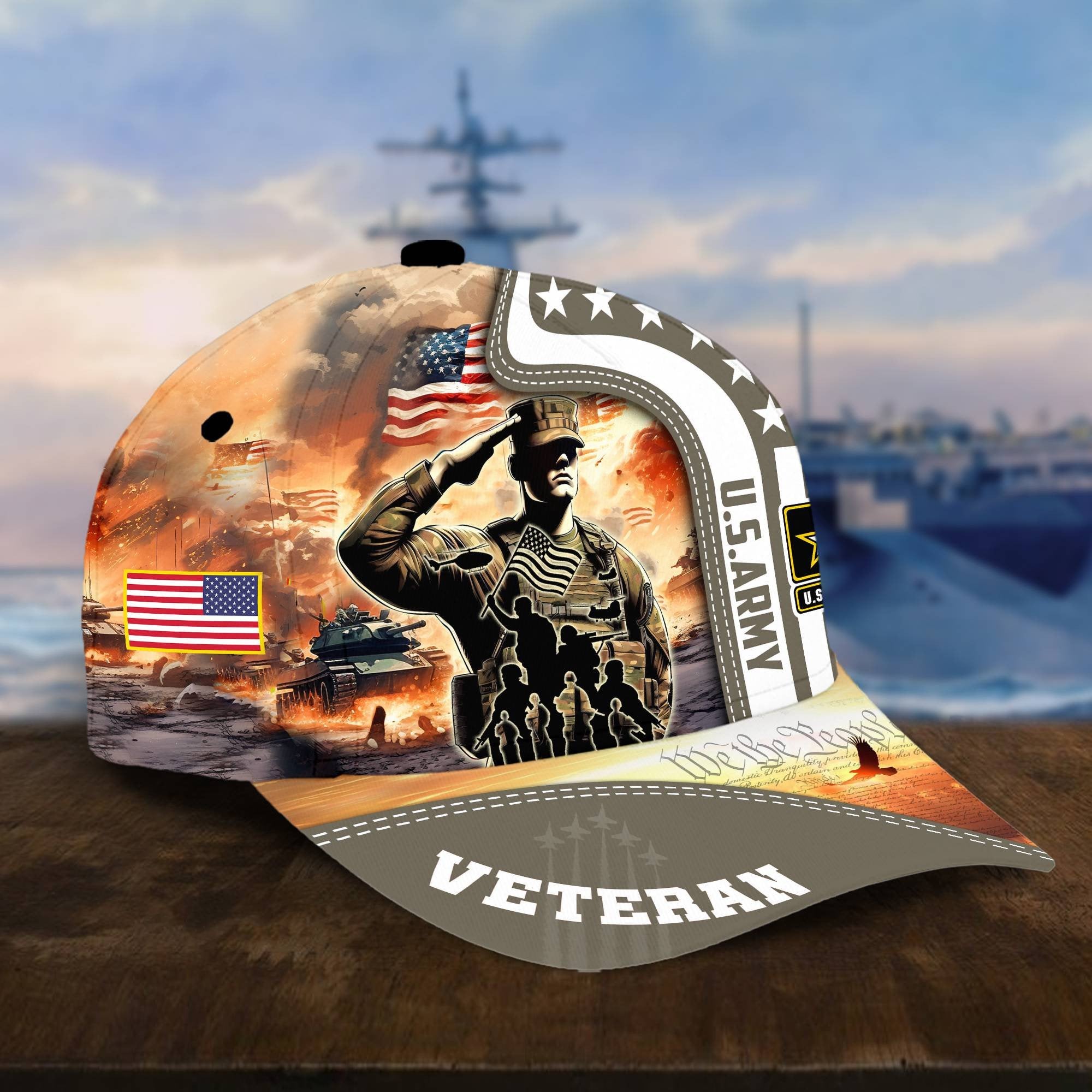 Premium Honoring All Who Served US Veterans Cap, Hat Gifts For Independence Day, Veterans Day APVC210601