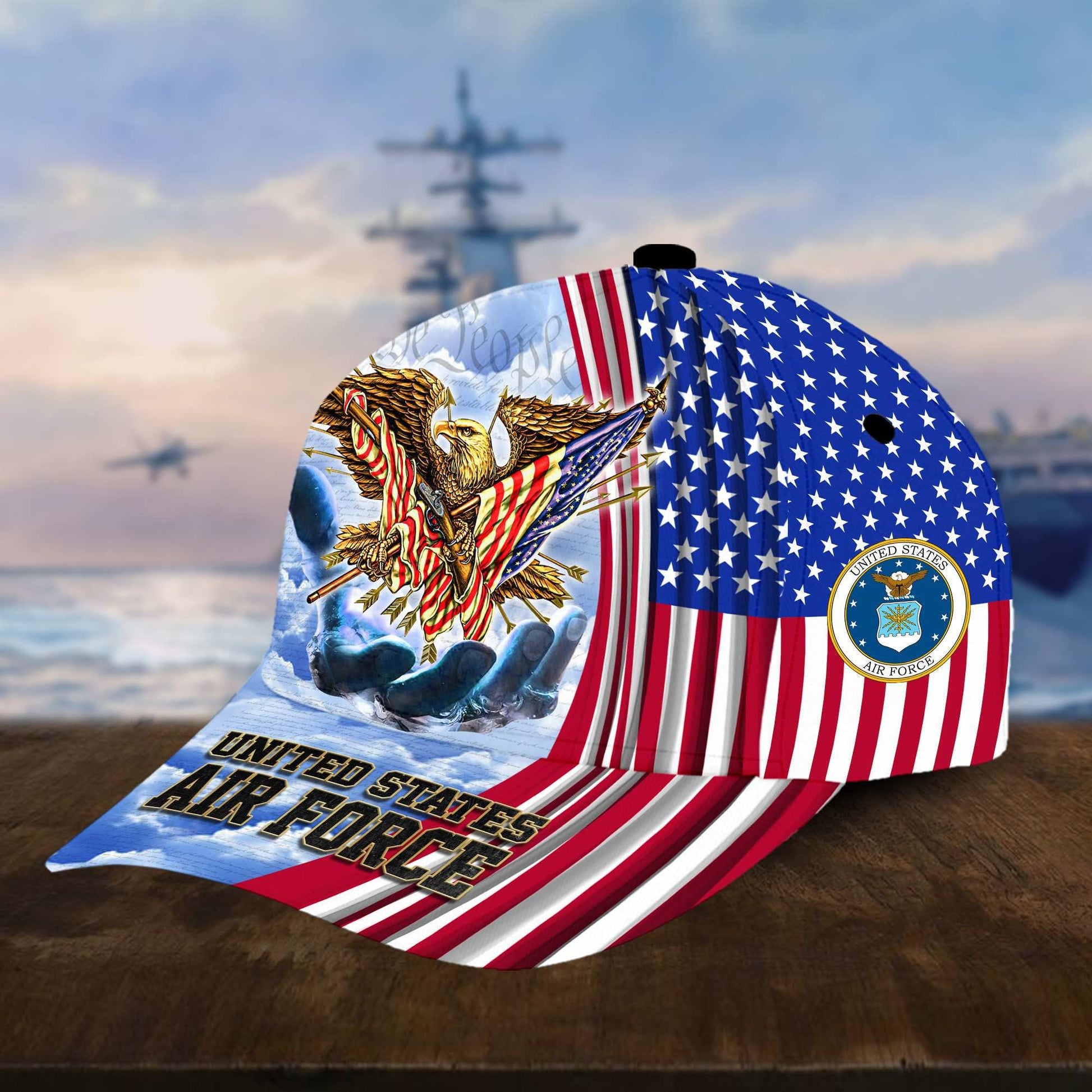 Premium American Pride US Veterans Cap APVC060601