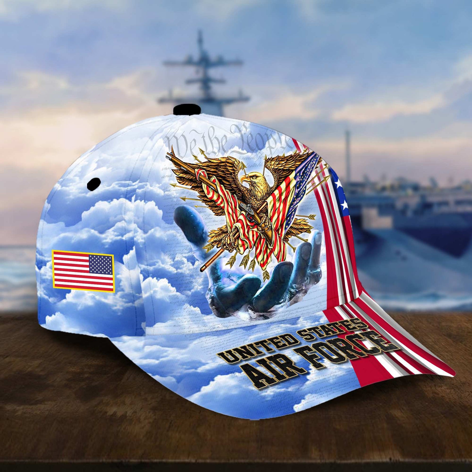 Premium American Pride US Veterans Cap APVC060601