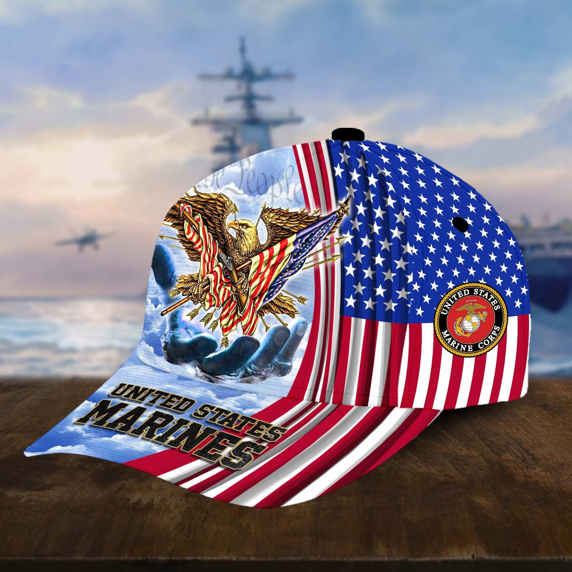 Premium American Pride US Veterans Cap APVC060601