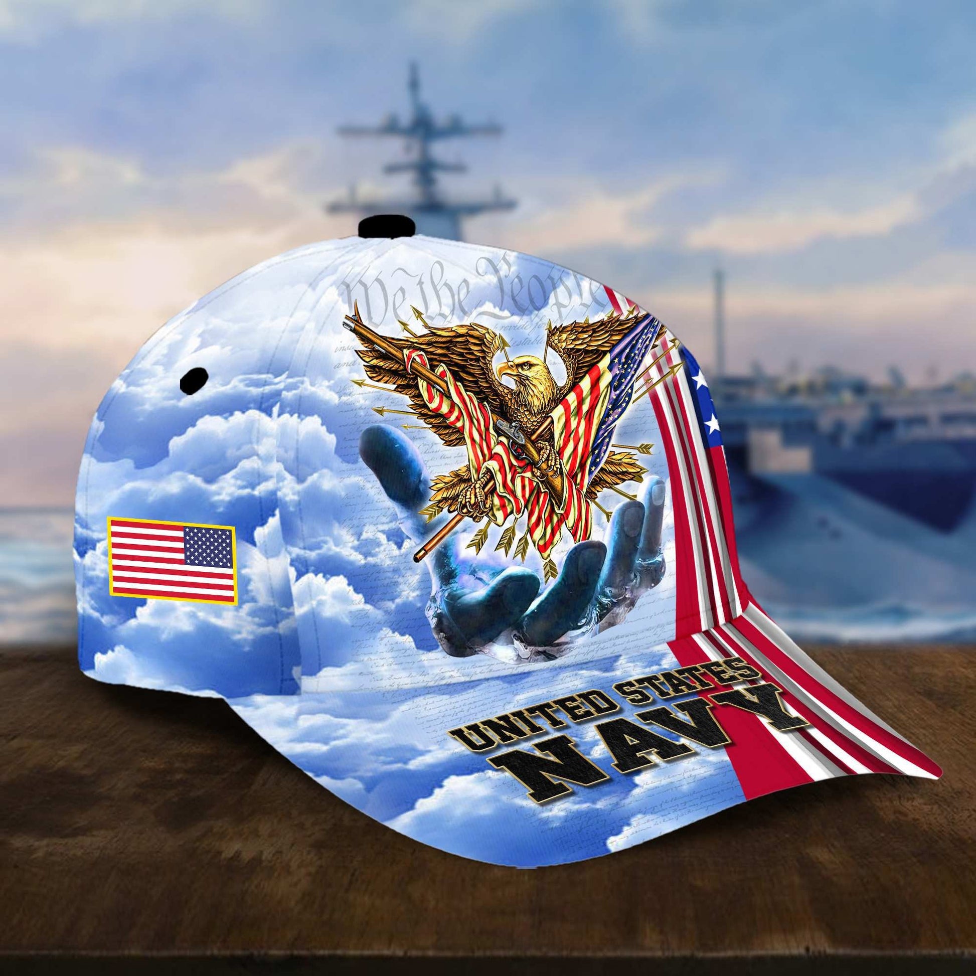 Premium American Pride US Veterans Cap APVC060601