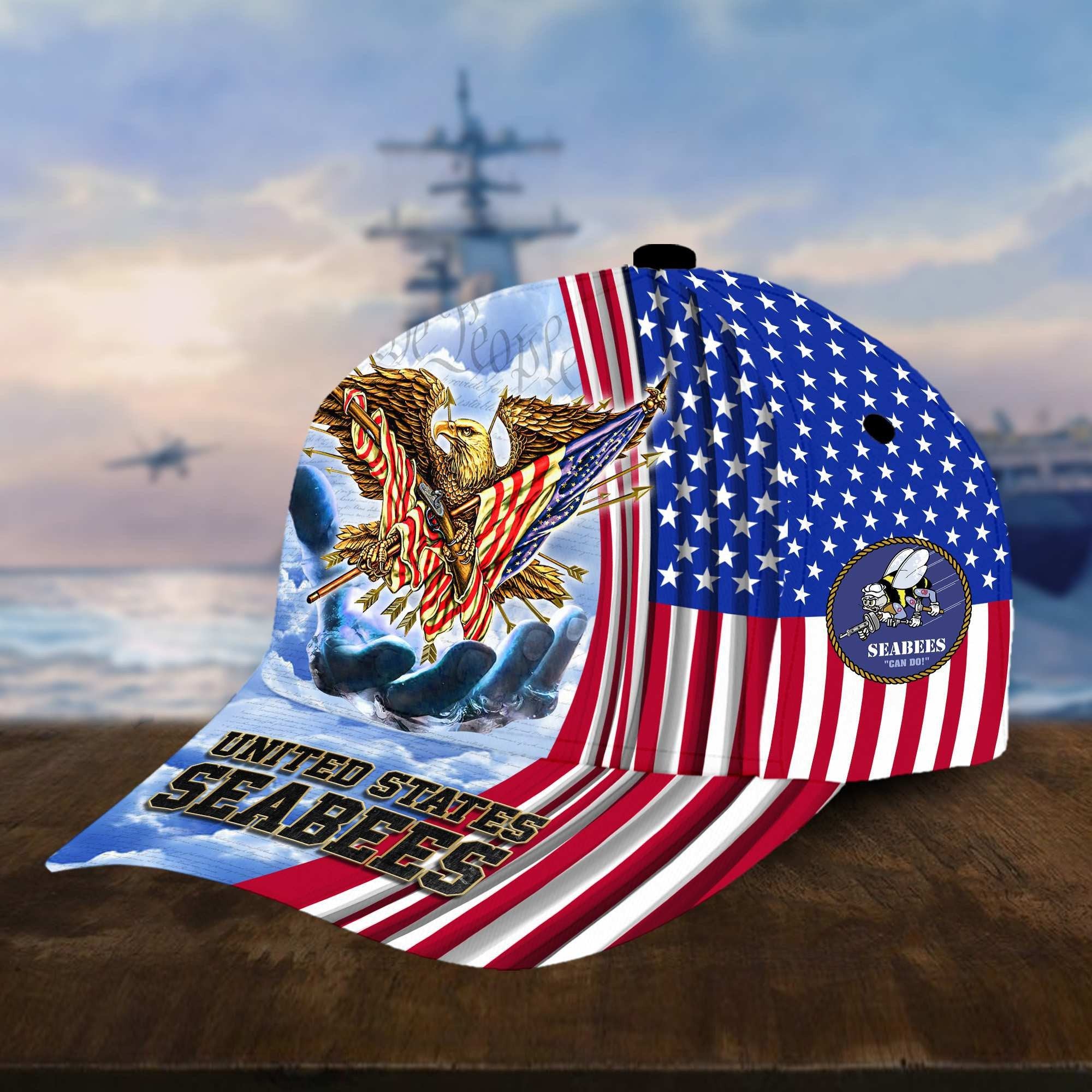 Premium American Pride US Veterans Cap APVC060601