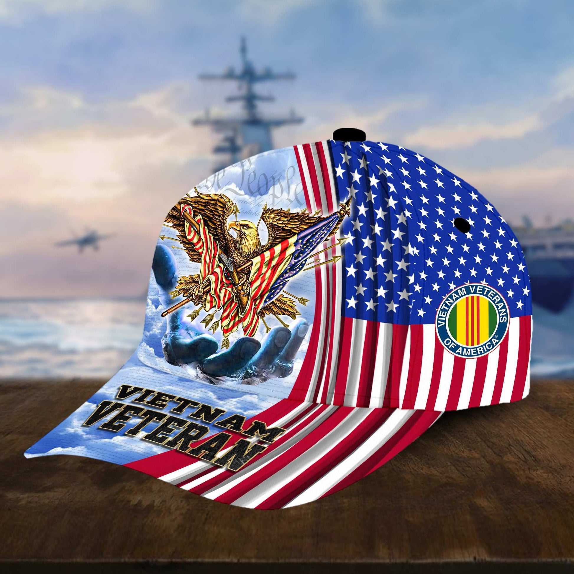 Premium American Pride US Veterans Cap APVC060601