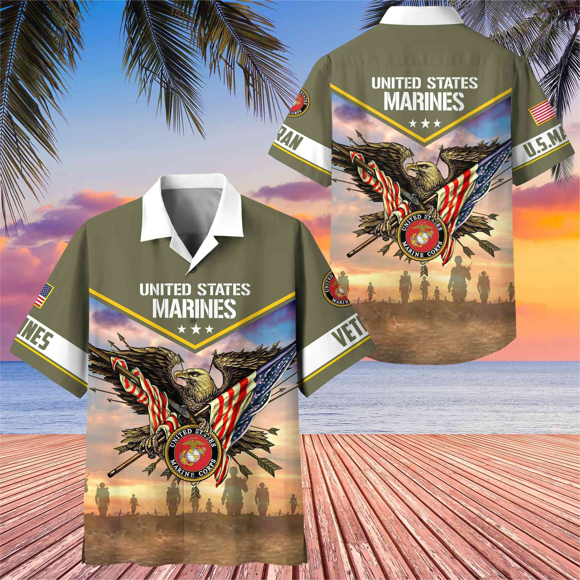 Premium Honoring All Who Served US Veterans Hawaii Shirt, Gifts For US Veterans BPVC080702