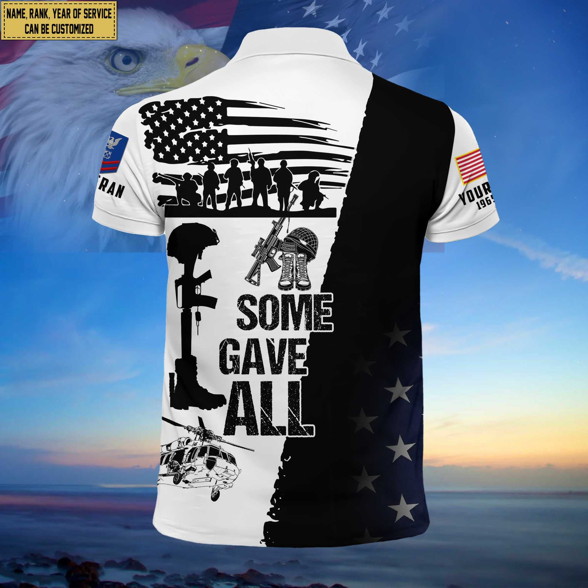 Premium Custom USCG Polo Shirt, Gifts for Coast Guard Veteran, Gifts For Dad, For Husband VPVC203705