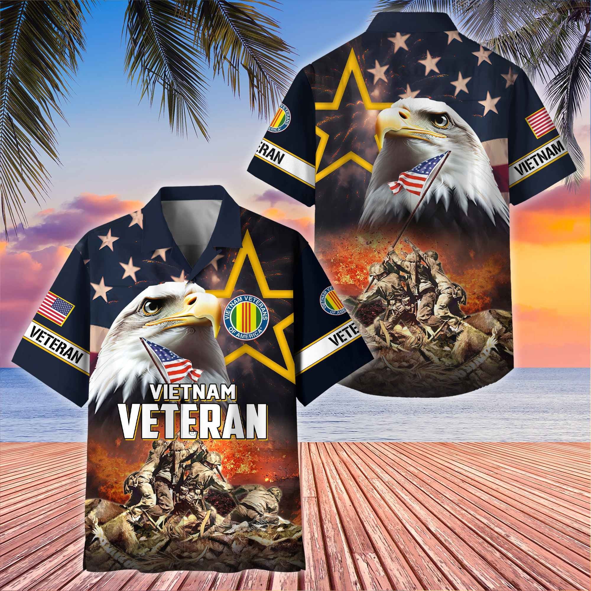 Premium Honoring All Who Served US Veterans Hawaii Shirt, Gifts For Independence Day, Father's Day, Veterans Day, Gifts For Dad, Gifts For Husband Veteran BPVC180701