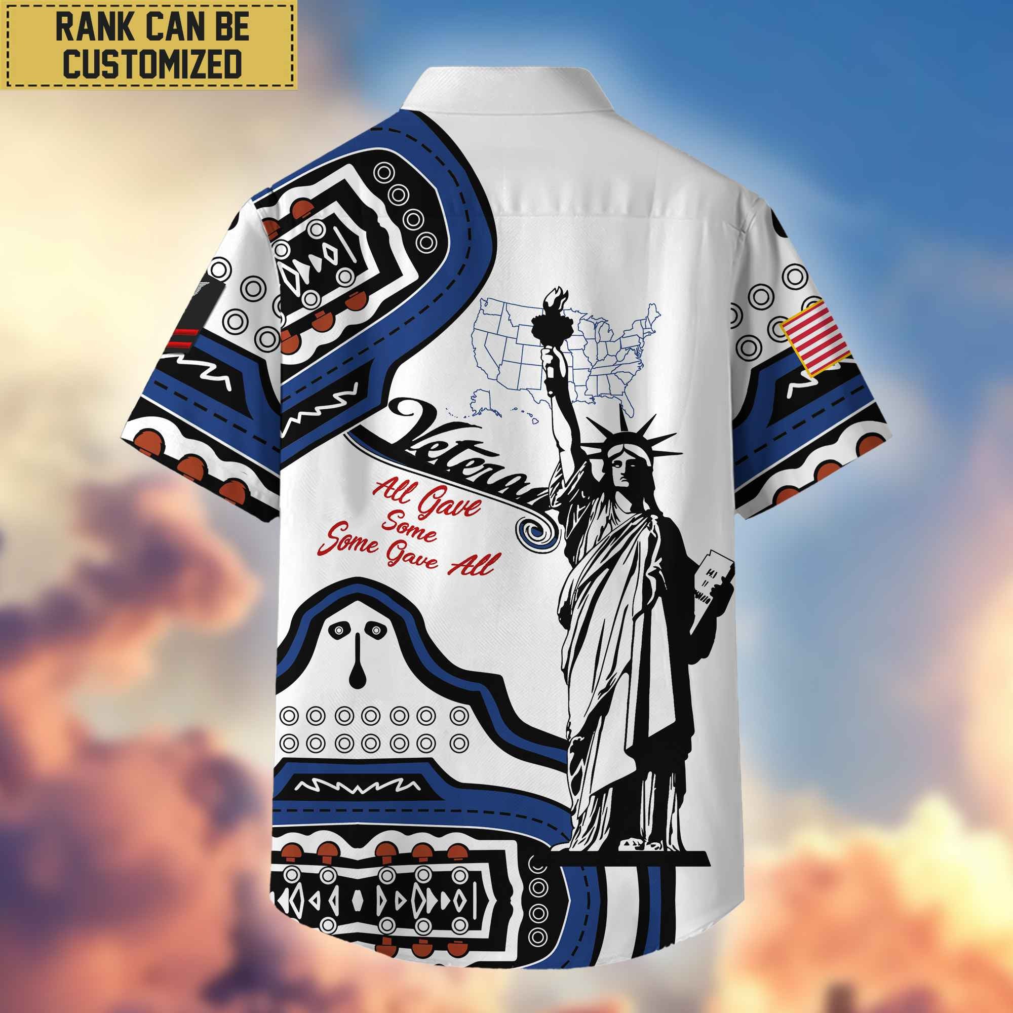 Premium Custom USCG Hawaii Shirt With Pocket, Gifts For Veterans Day, Father's Day, Gifts for Coast Guard Veteran VPVC400905