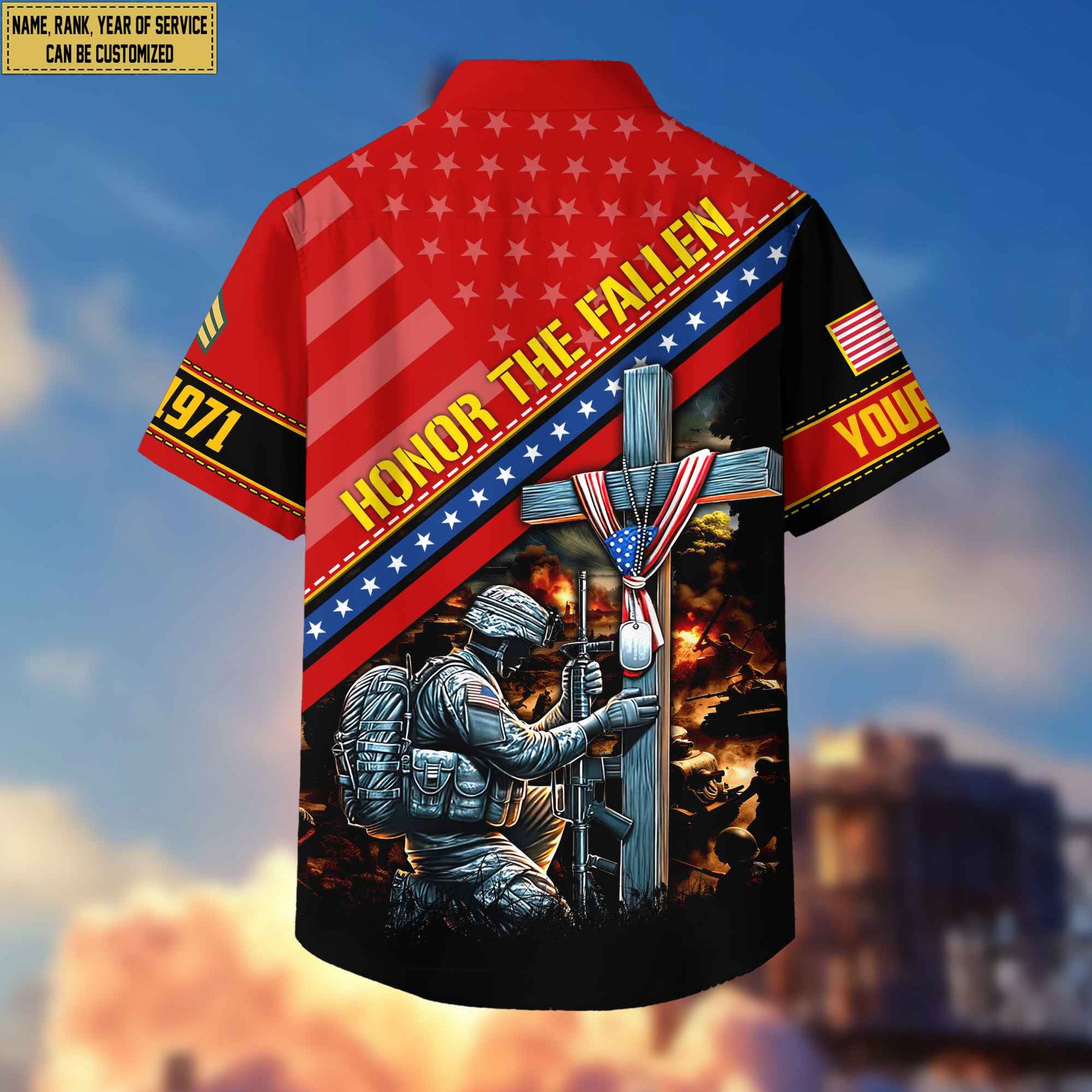 Vietnam Veteran Hawaiian Shirt With Pocket, Custom Rank, Name, Year Gifts For Vietnam Veteran, Gifts For Veterans Day, Father's Day VPVC402806