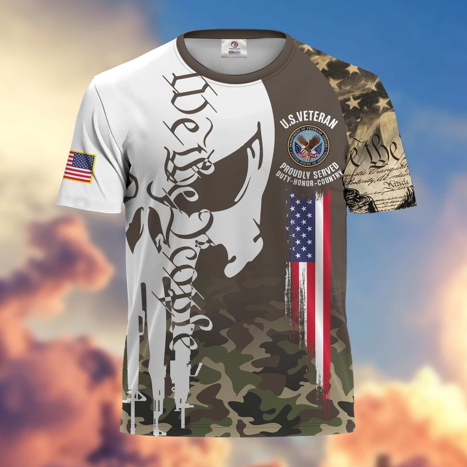 Premium My Time In Uniform Is Over But Being A Veteran Never Ends US Veterans T-Shirt APHN300701