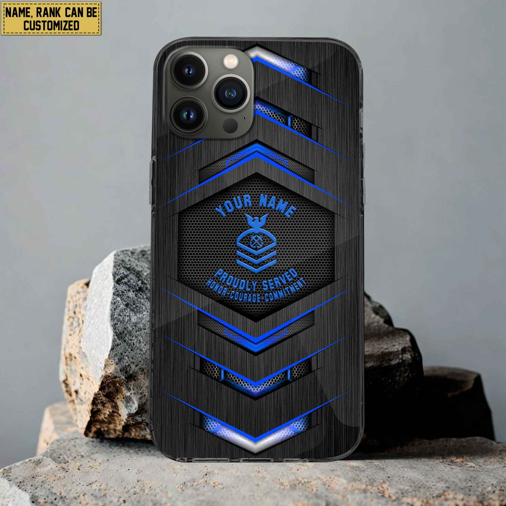 US Navy Phone Case, Gifts For US Navy Veteran, Gifts For Veterans Day, Father's Day VPVC501002