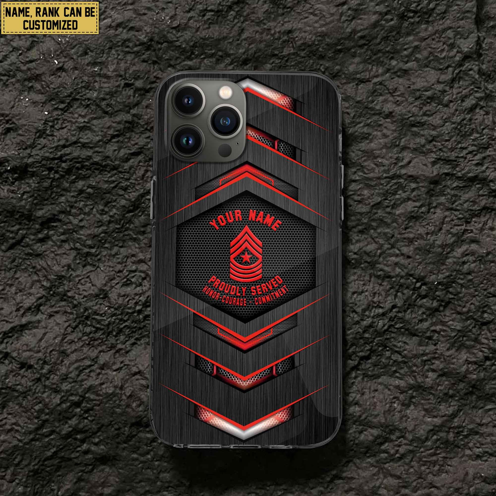 USMC Phone Case, Gifts For US Marine Veteran, Gifts For Veterans Day, Father's Day VPVC501003