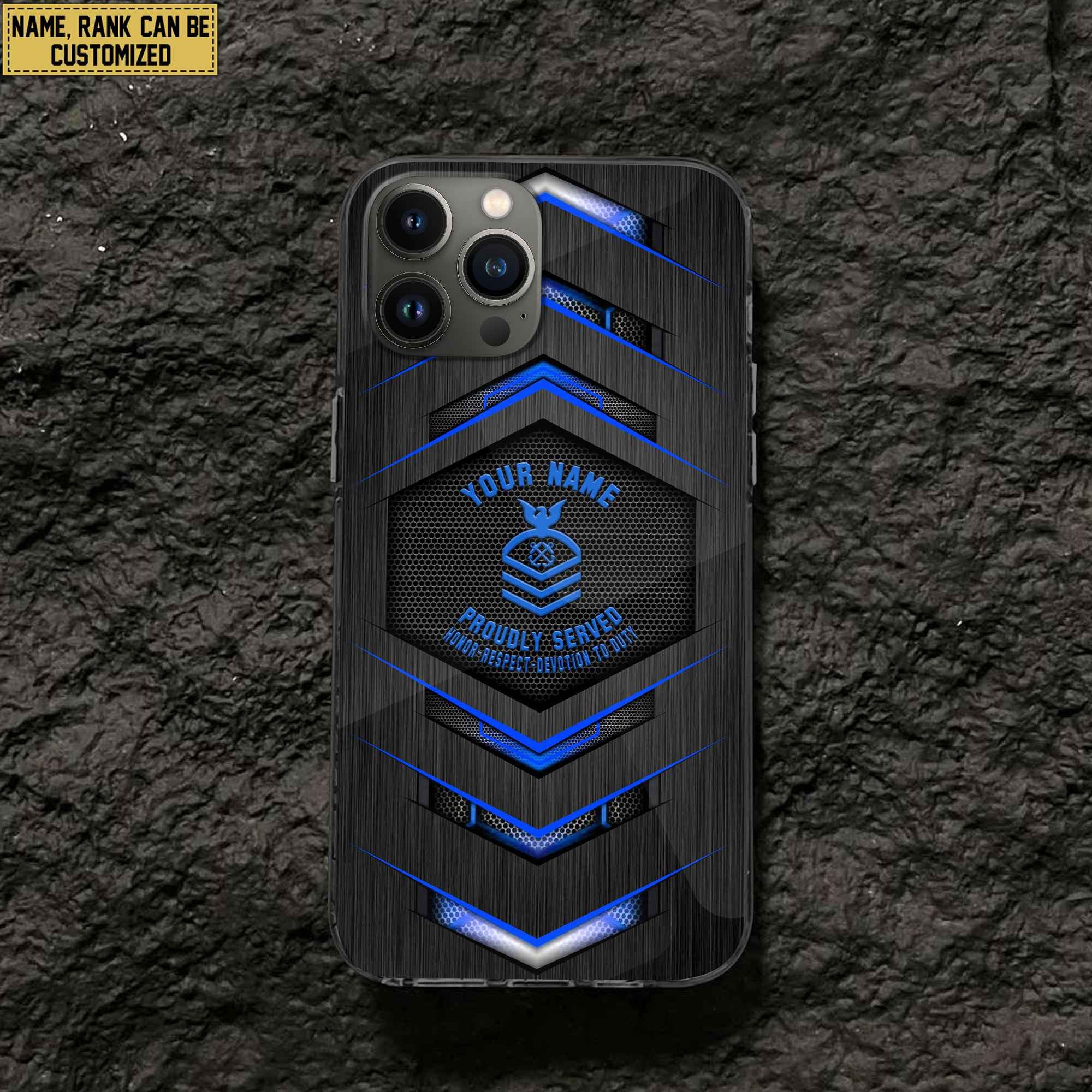 USCG Phone Case, Gifts For US Coast Guard Veteran, Gifts For Veterans Day, Father's Day VPVC501005