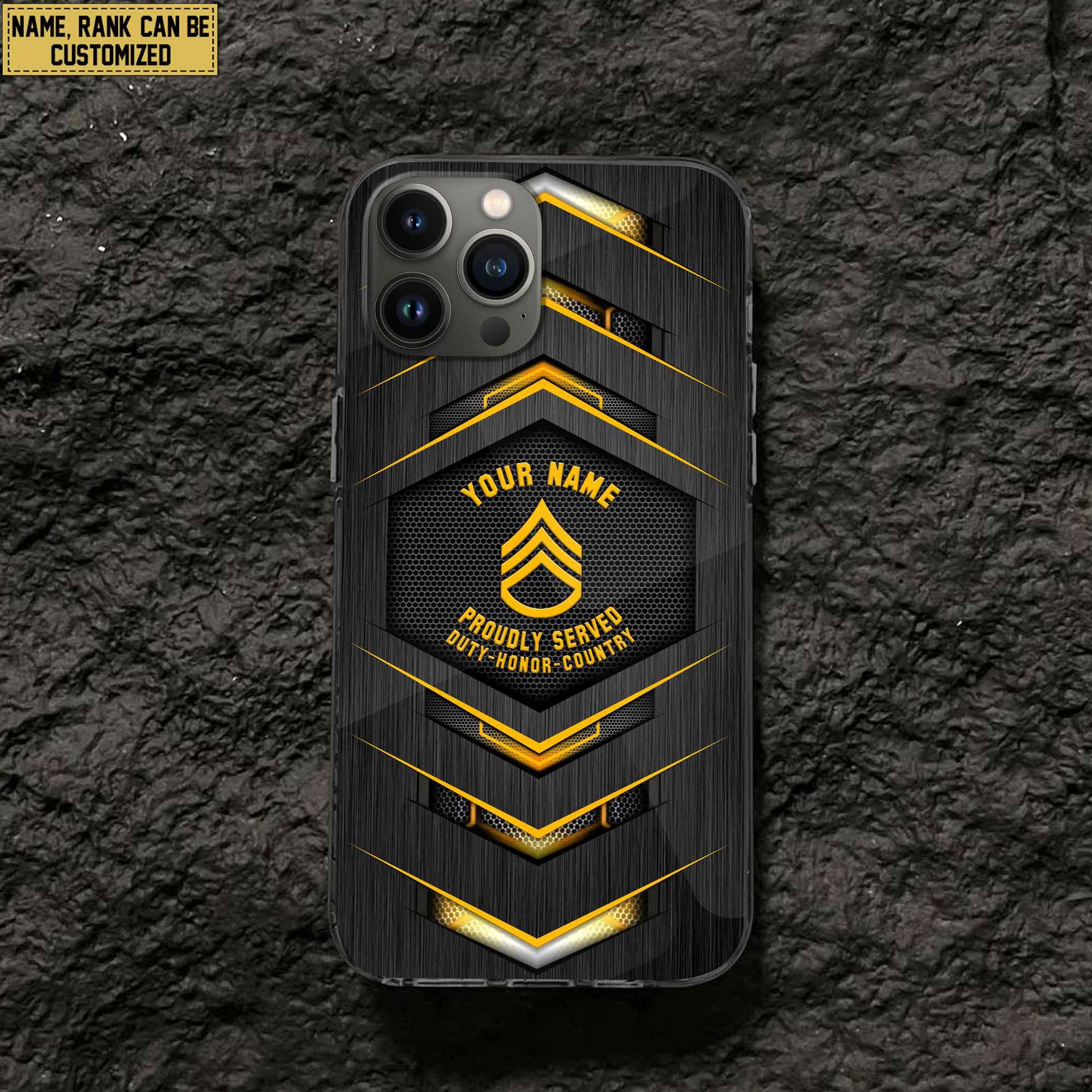 US Veteran Phone Case, Gifts For US Veteran, Gifts For Veterans Day, Father's Day VPVC501006