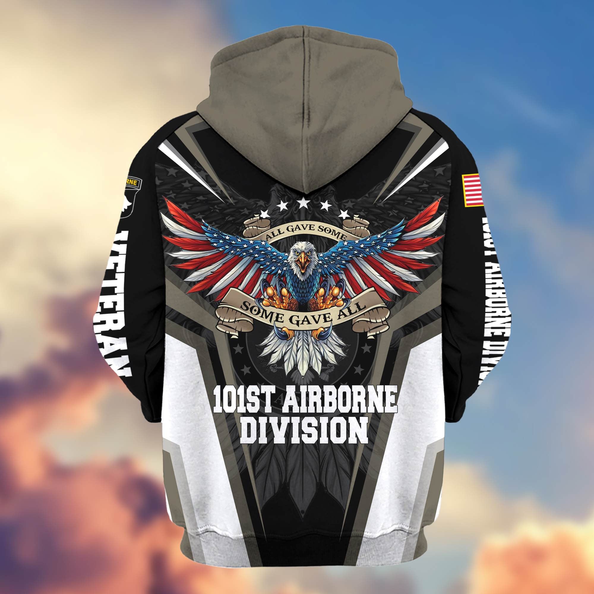 101st Airborne Division Zip Hoodie, Gifts For Dad, For Husband VPVC602903