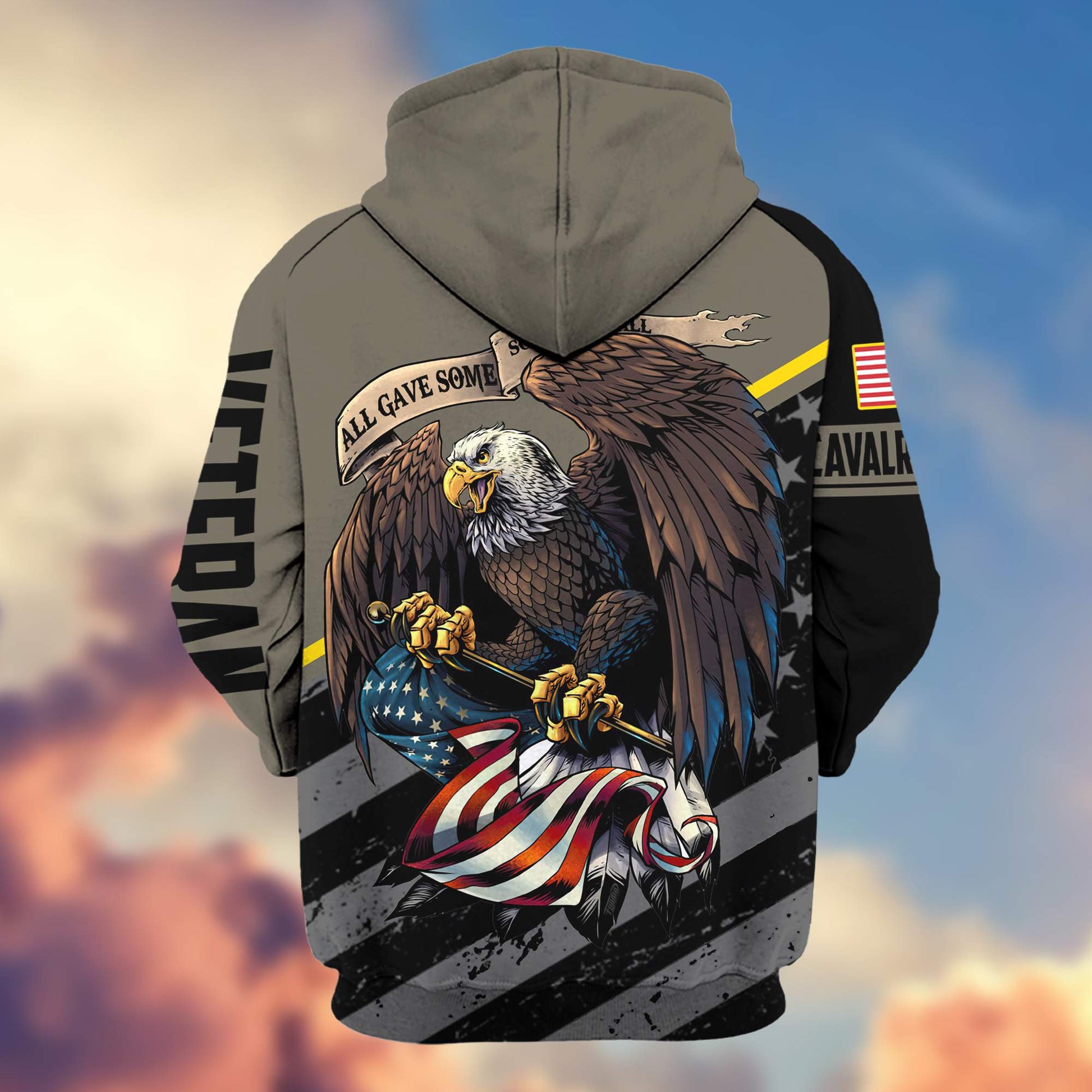 Premium 1st Cavalry Division Veteran Zip Hoodie VPVC603201