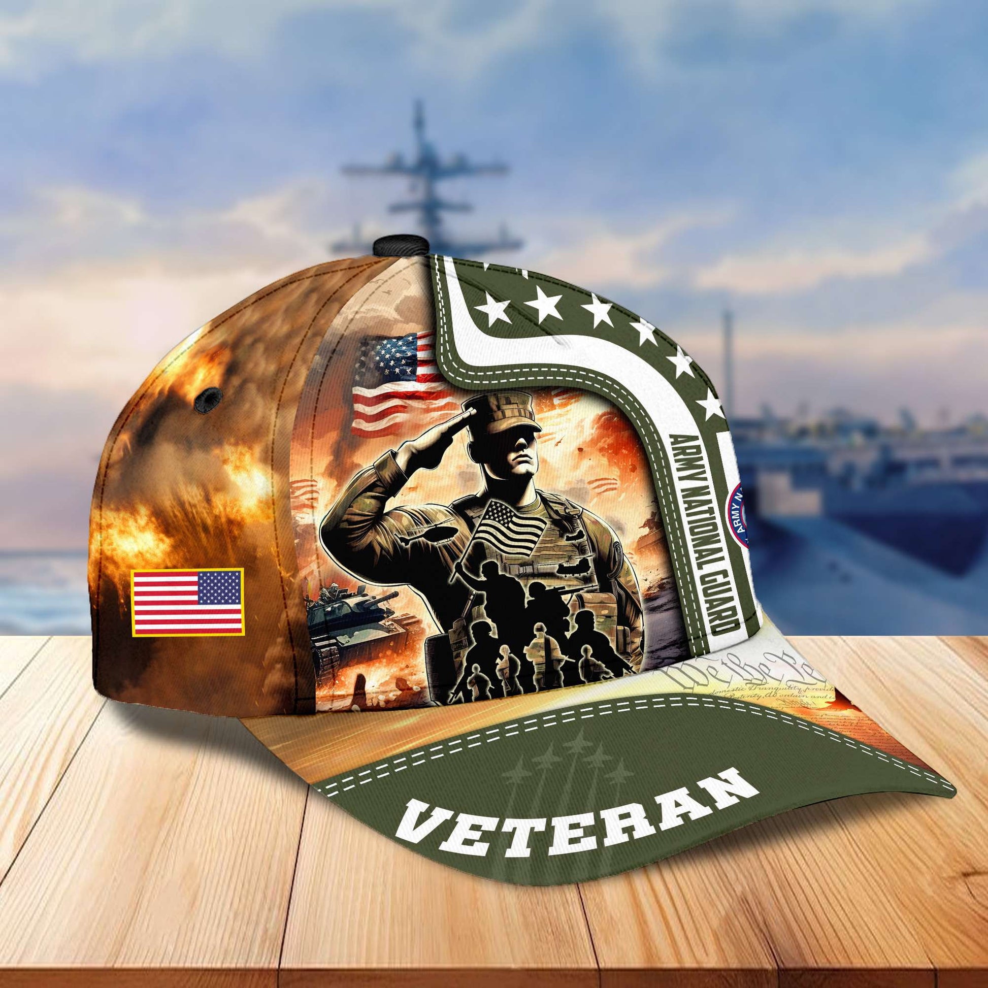 Army National Guard Cap, Gifts for Dad, Gifts for Husband Veteran VPVC003404