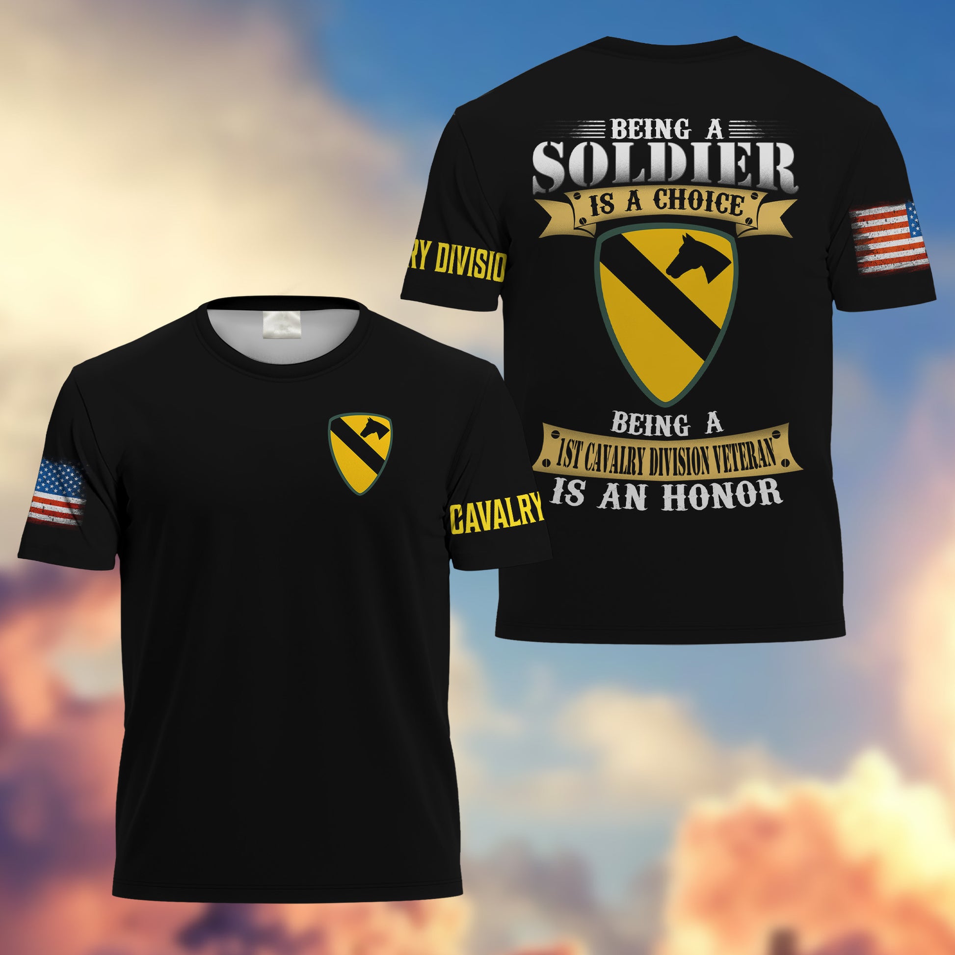 Premium 1st Cavalry Division T-Shirt VPVC900001